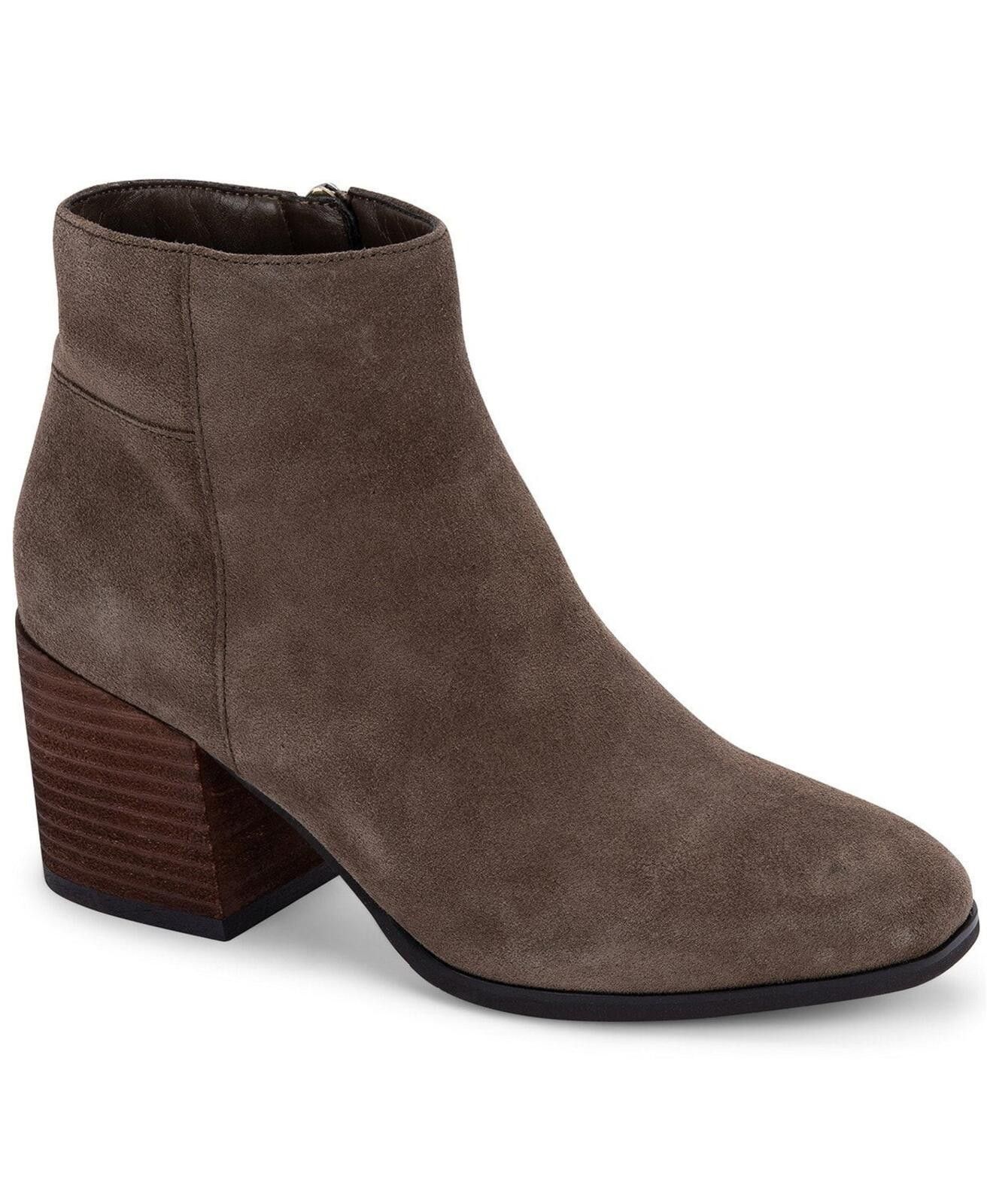 Other Aqua College Women's Taupe Suede Skyler Waterproof Booties Size US 10 / IT 40 - 1 Thumbnail