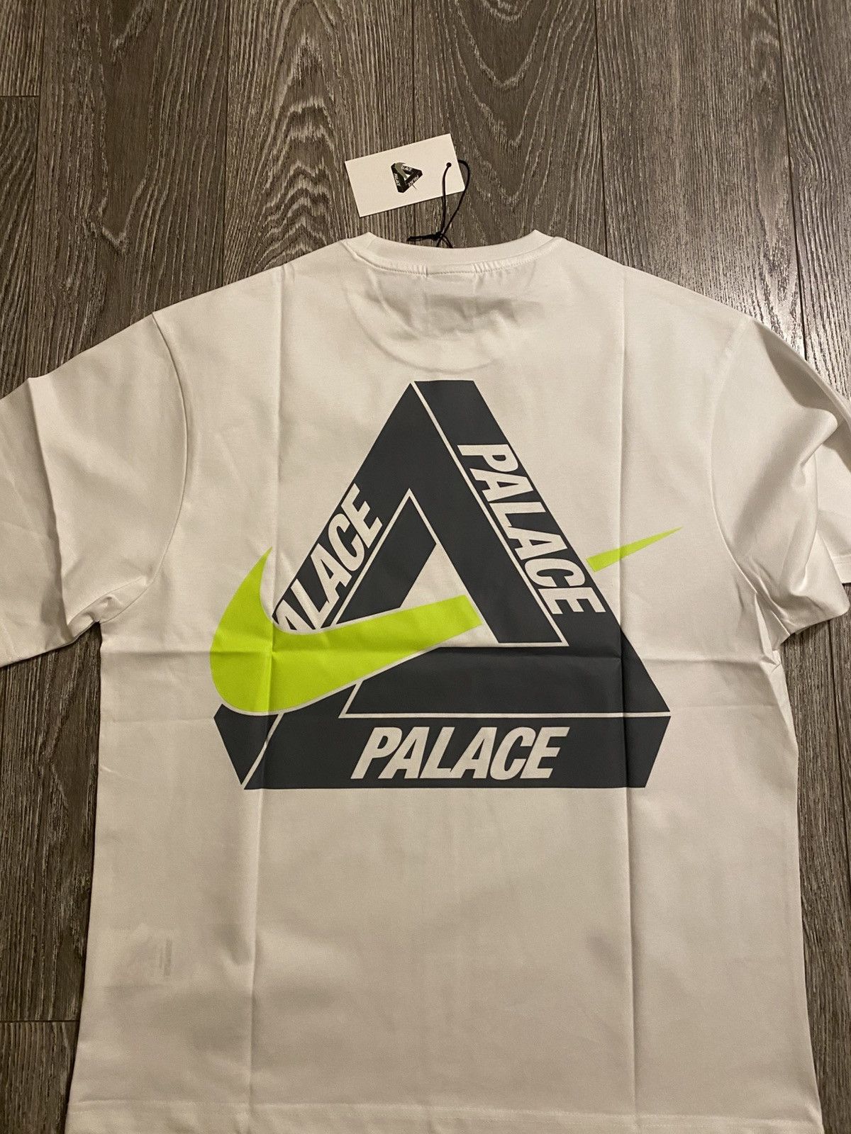 Palace Palace x Nike Tri-Ferg Tee White Volt Swoosh Size US L / EU 52-54 / 3 - 2 Thumbnail