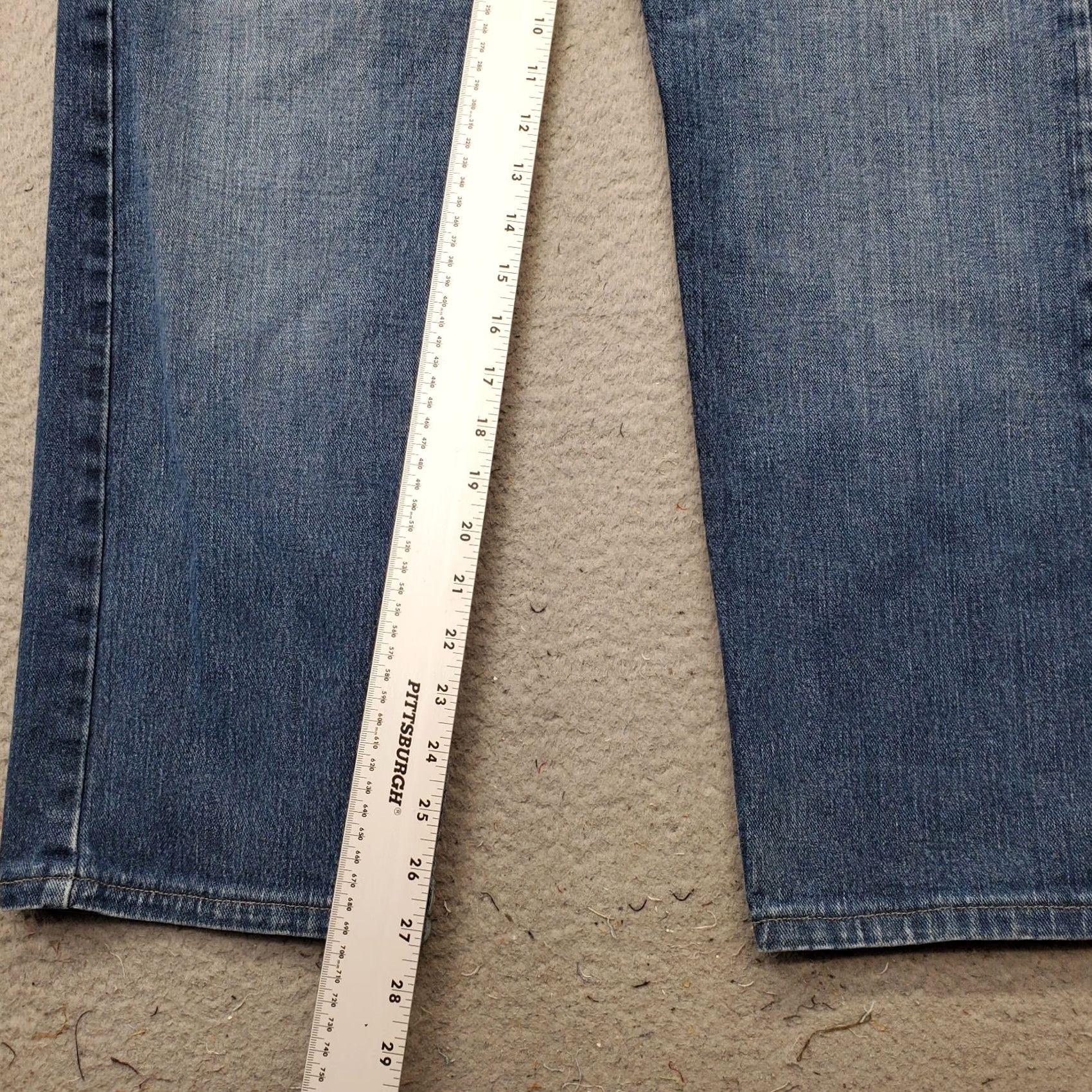 Levi's Levi's 505 Straight Leg Jeans Mens 38x32 Blue Denim Red Tab 5-Pocket Vintage: No Size US 38 / EU 54 - 4 Thumbnail