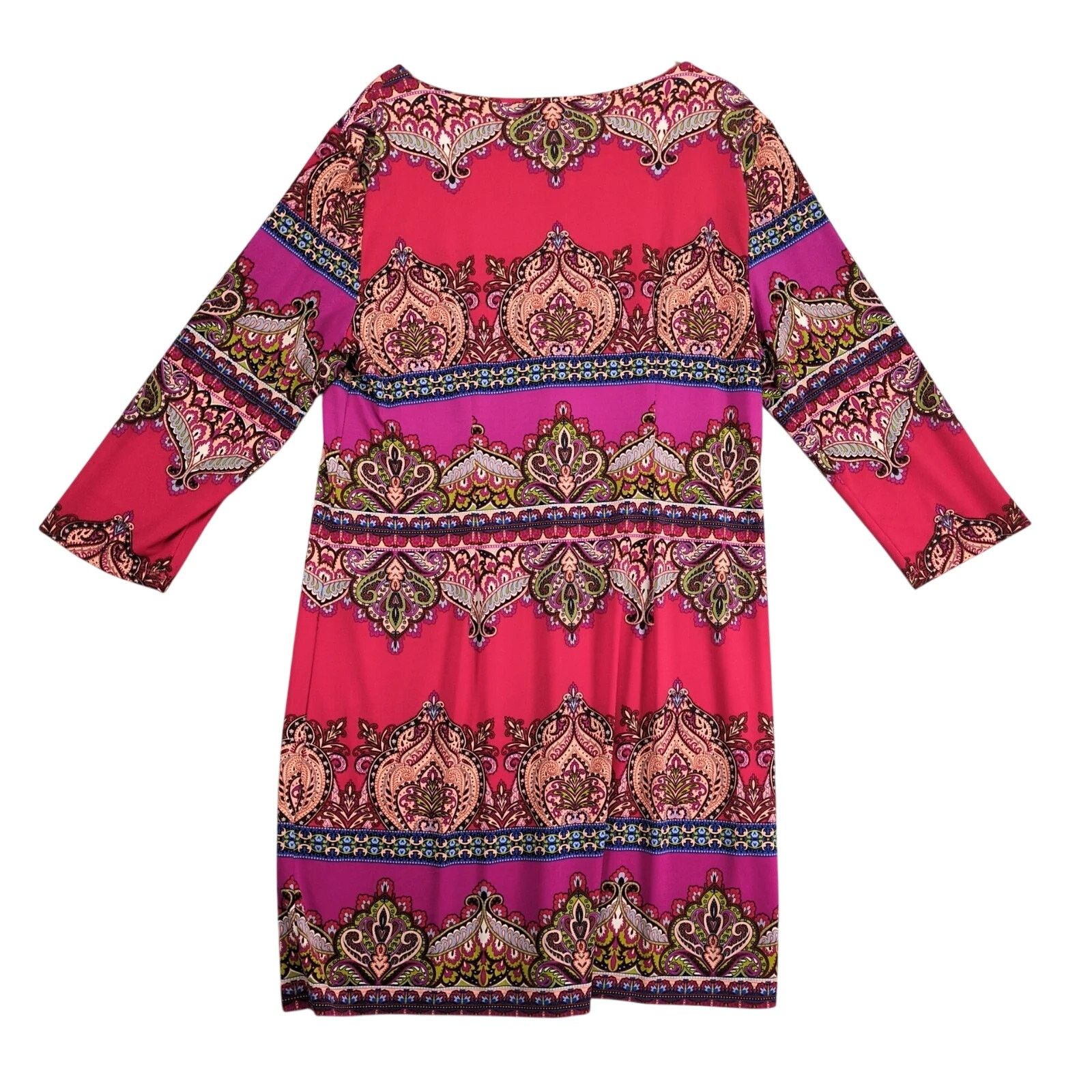 Laundry by Shelli Segal Laundry Shelli Segal Artie Print Shift Dress Sz 10 Flowy Size L / US 10 / IT 46 - 2 Thumbnail