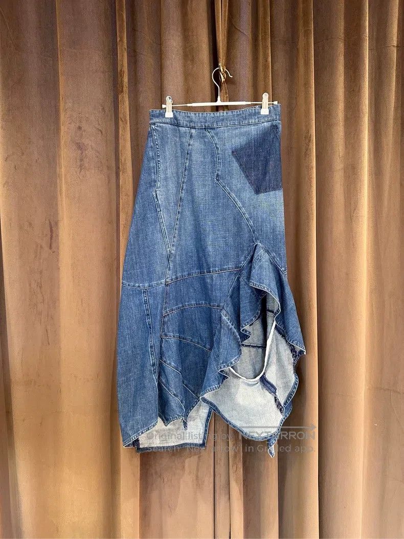 Loewe Loewe High Waist Denim Long Skirt Size 24" / US 00 / IT 34 - 1 Thumbnail