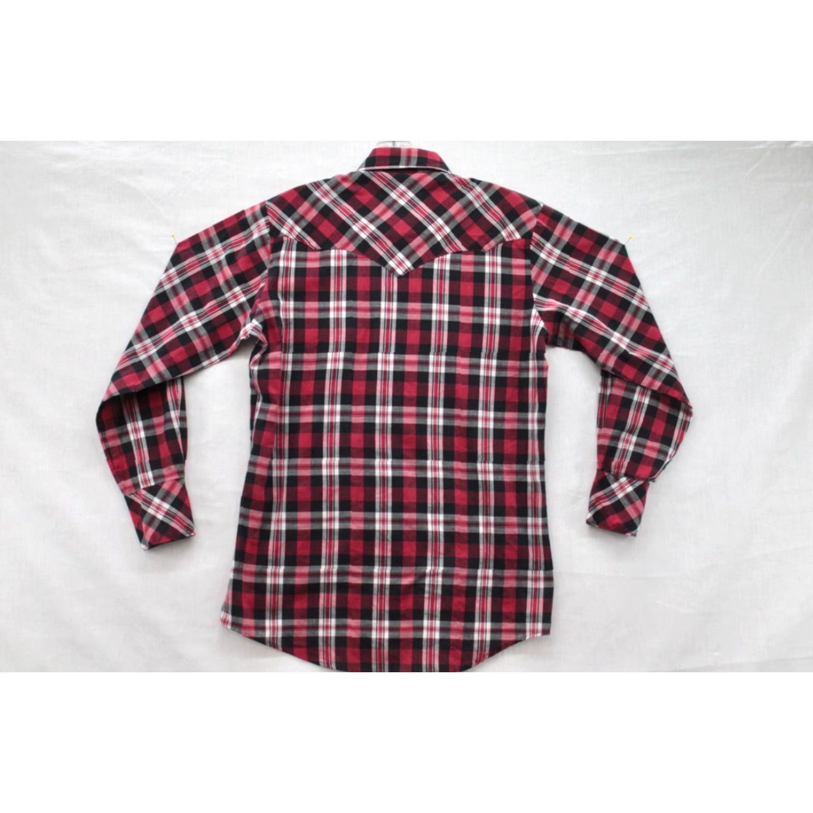 Vintage Vtg Miller Western Wear Shirt Men 15 Red Plaid Long Sleeve Pearl Snap Cowboy Size US M / EU 48-50 / 2 - 4 Thumbnail