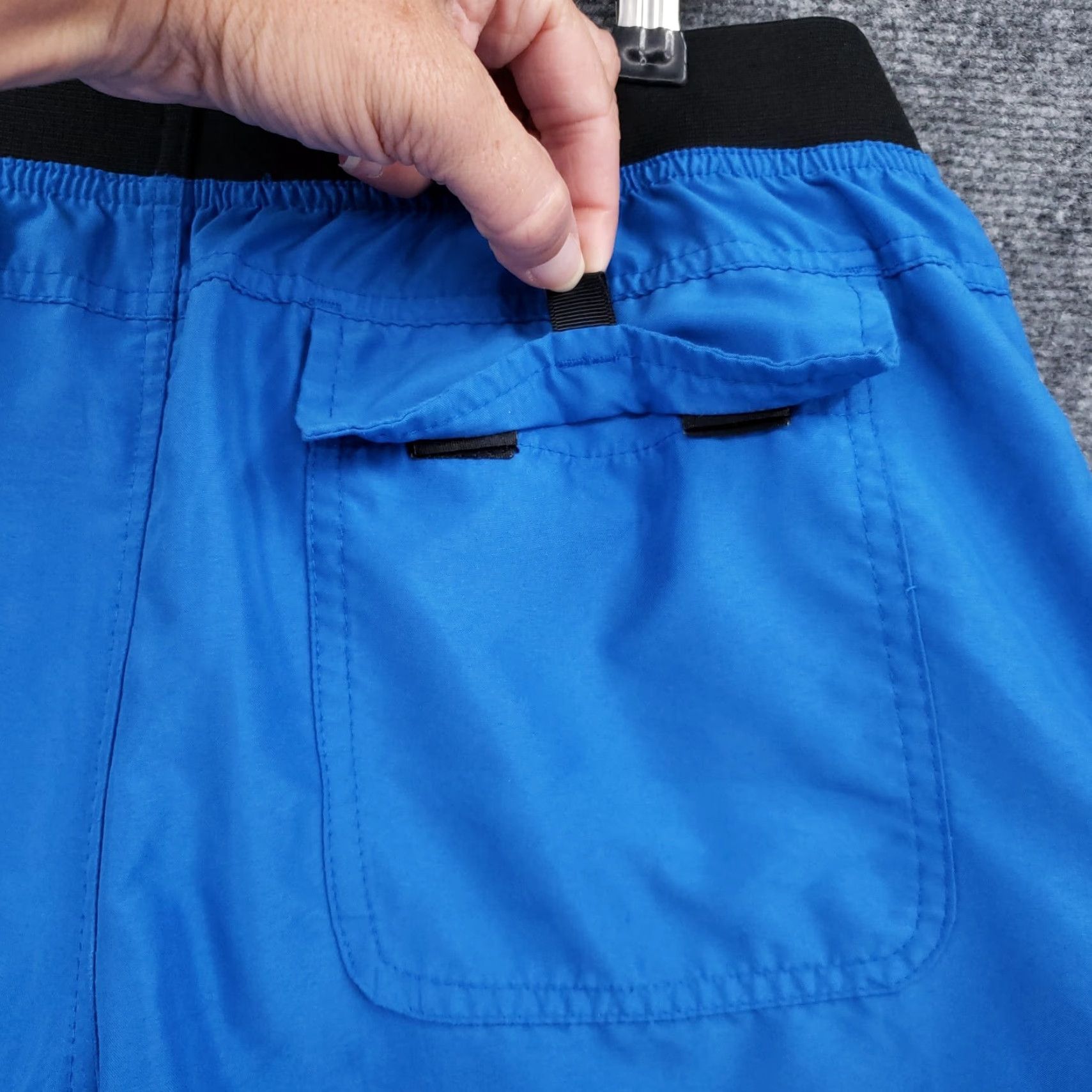 Prana Prana Swim Trunks Mens M Medium Blue Low Rise 8" UPF 50+ Pull On Beach Swimwear Coastal UV-Protection Beachwear Trunks Men's Blue 8" 50+ UPF Size US 31 - 7 Thumbnail