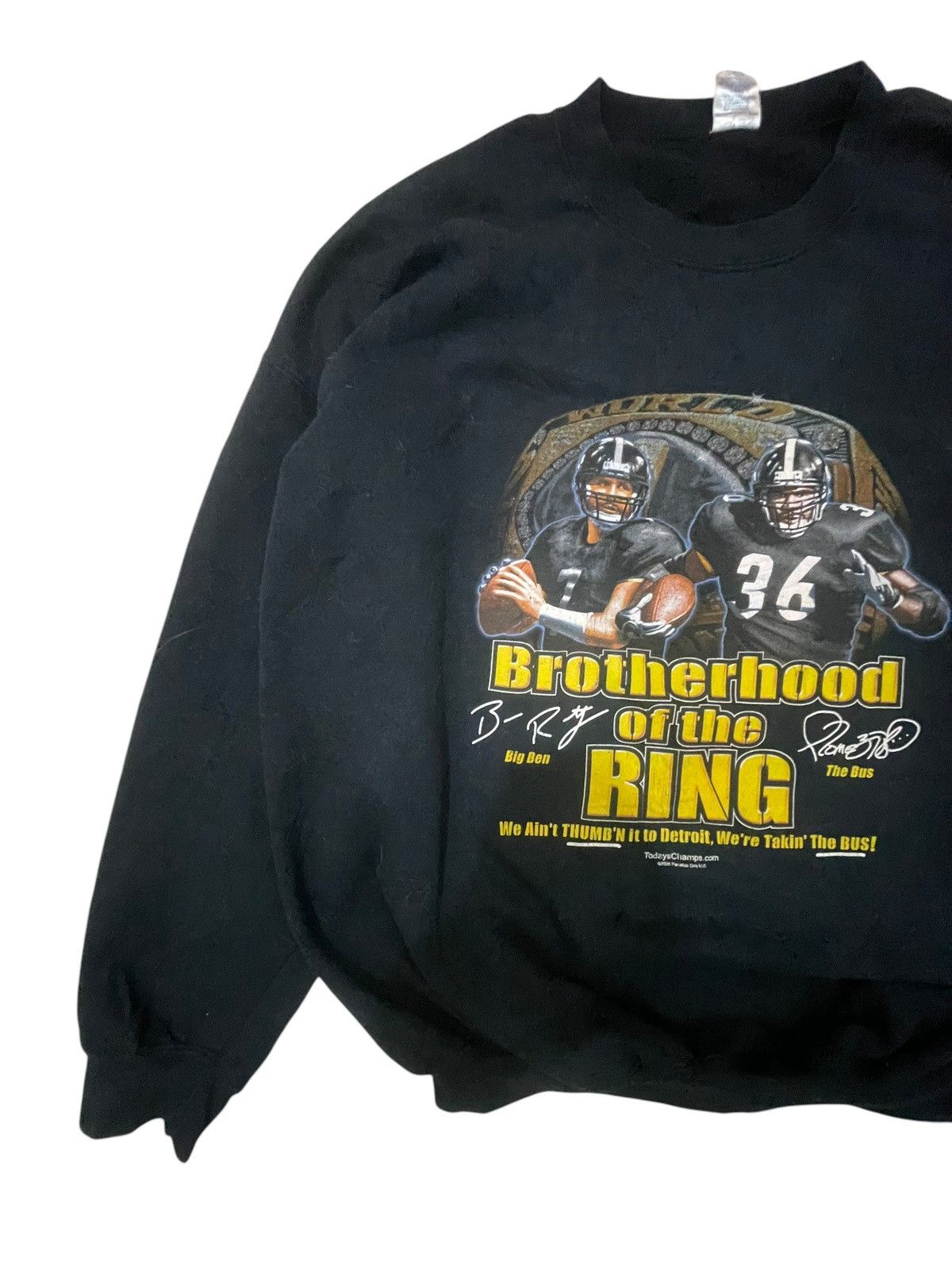 NFL × Vintage Vintage NFL Steelers Sweatshirt Size US XXL / EU 58 / 5 - 2 Thumbnail