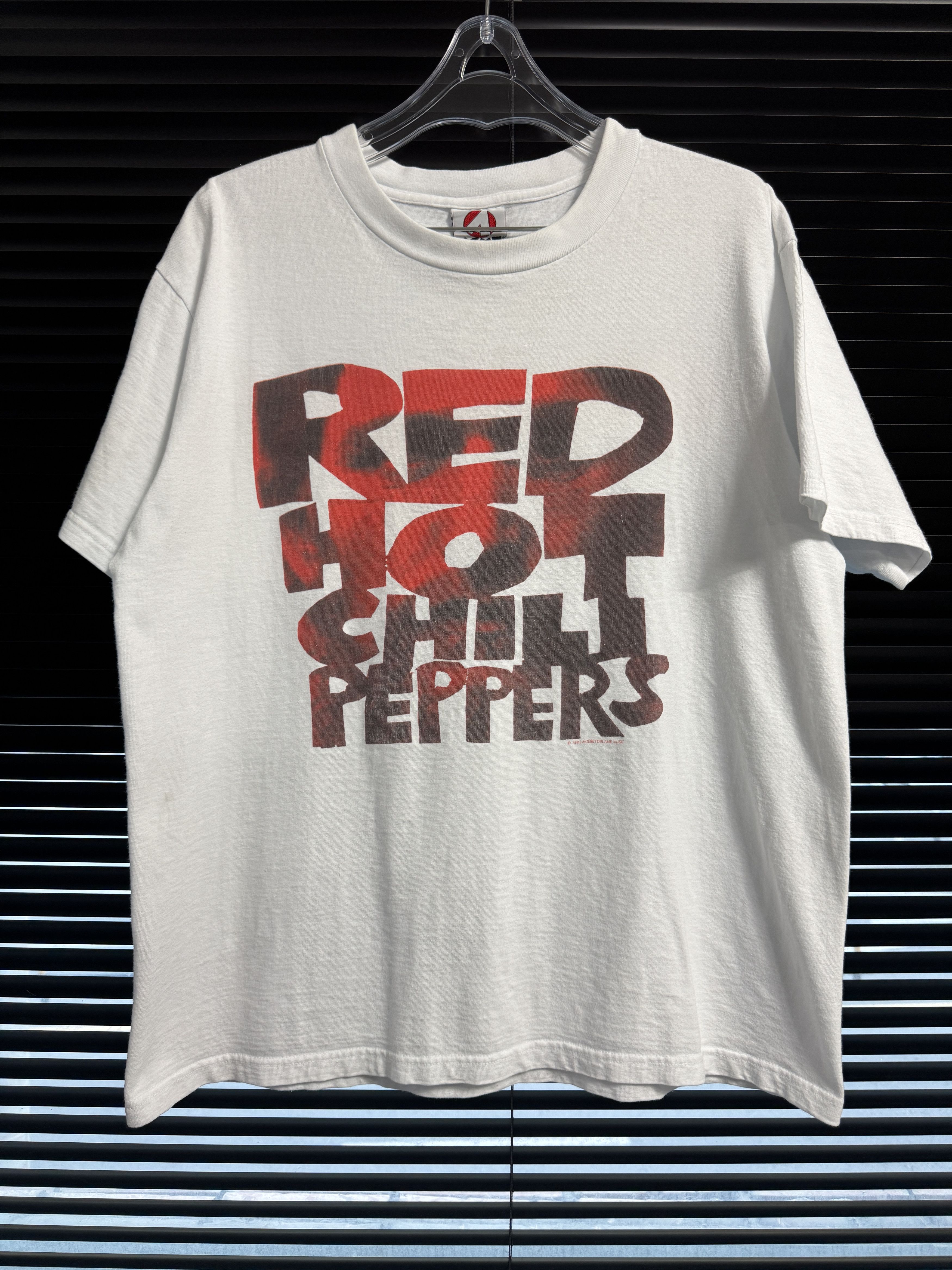 90s RedHotChiliPeppers VINTAGE\" USA製 表記M 90s red hot chili - Gem
