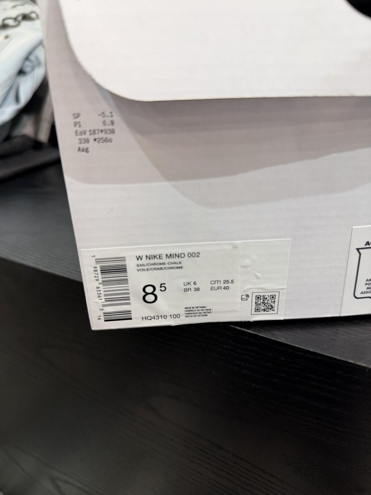 Nike Size 8.5W - Nike Mind 002 Women's Sail HQ4310-100 BRAND NEW Size US 8.5 / IT 38.5 - 11 Thumbnail