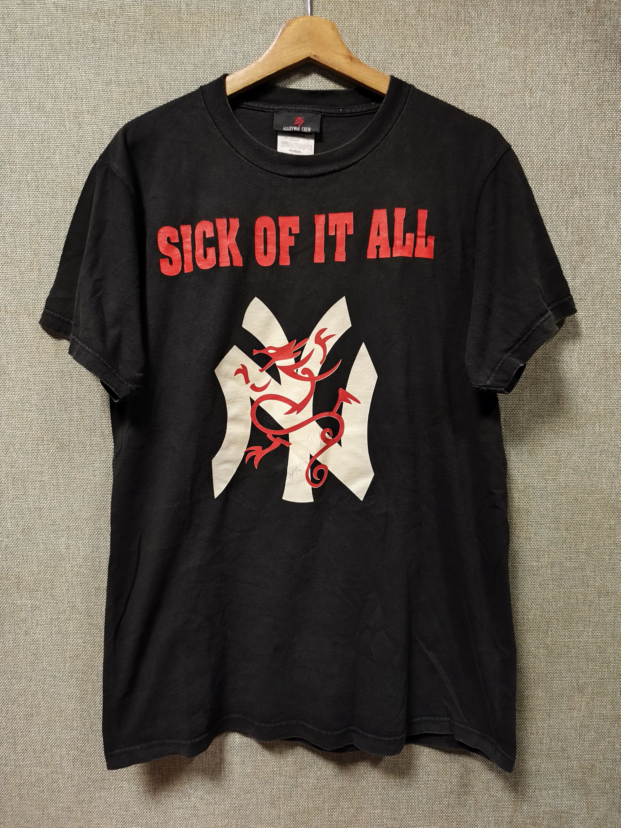 Band Tees Vintage 90s t shirt band Sick Of It All Size US M / EU 48-50 / 2 - 1 Thumbnail