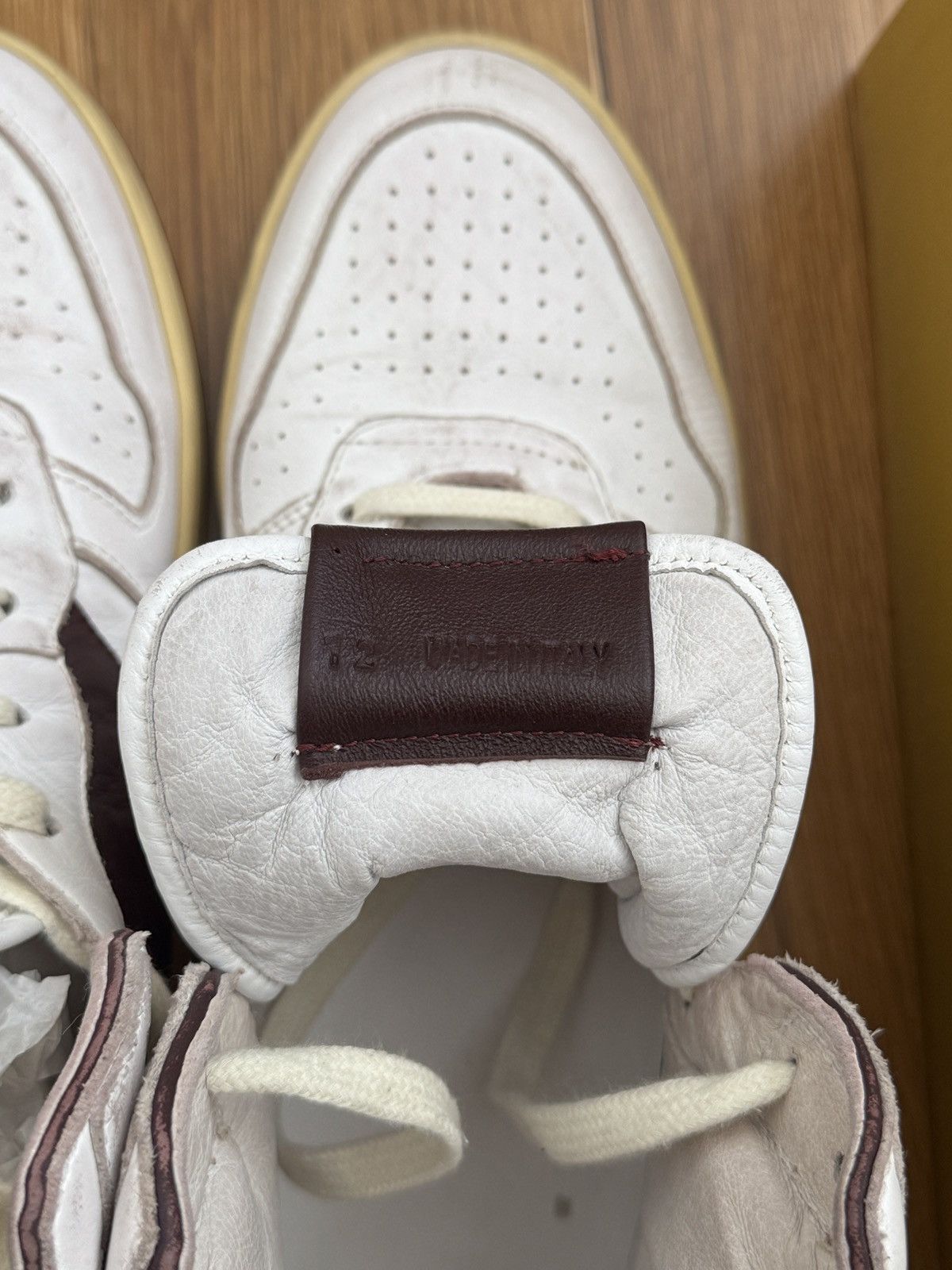 Rhude Rhude Rhecess High Maroon Size US 12 / EU 45 - 7 Thumbnail