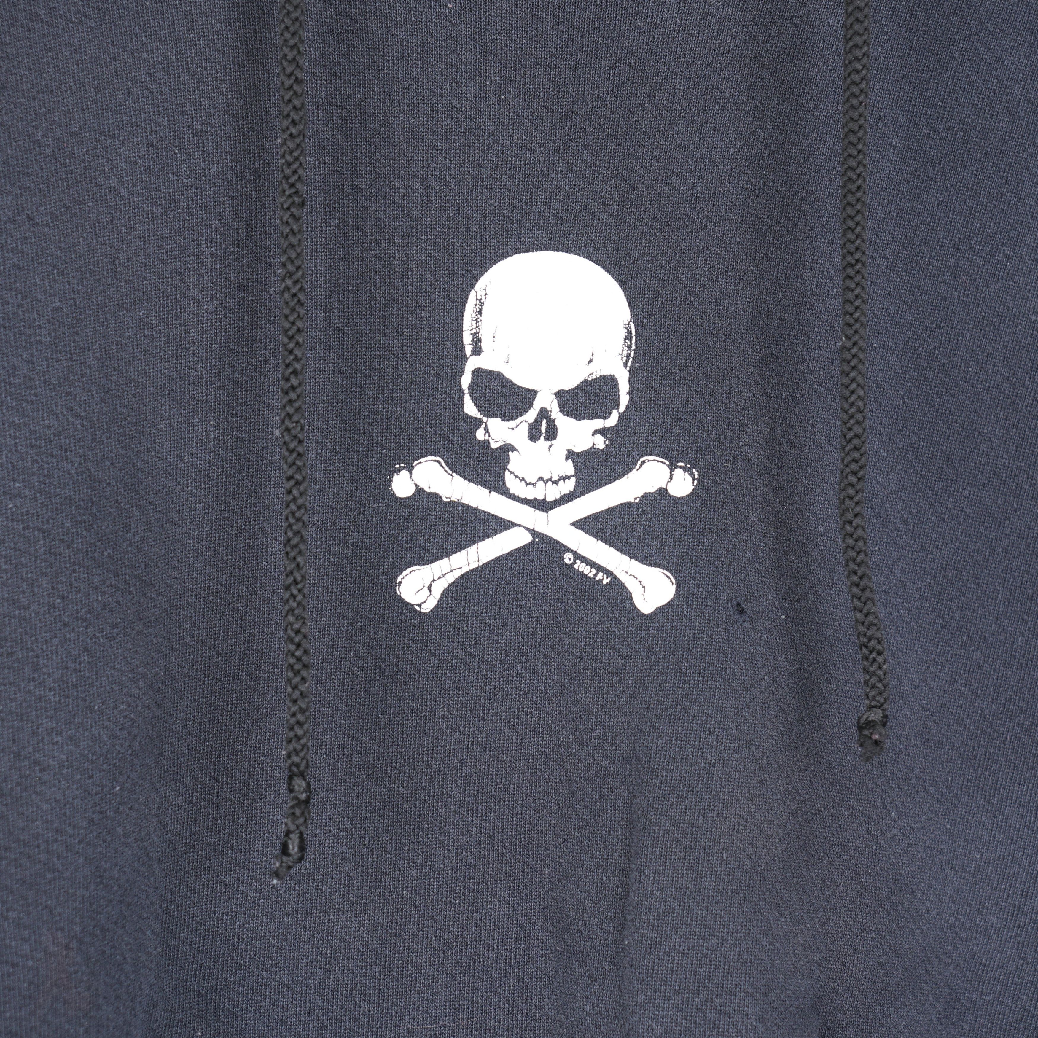 Vintage VINTAGE SKULL HOODIE Size US XL / EU 56 / 4 - 3 Thumbnail
