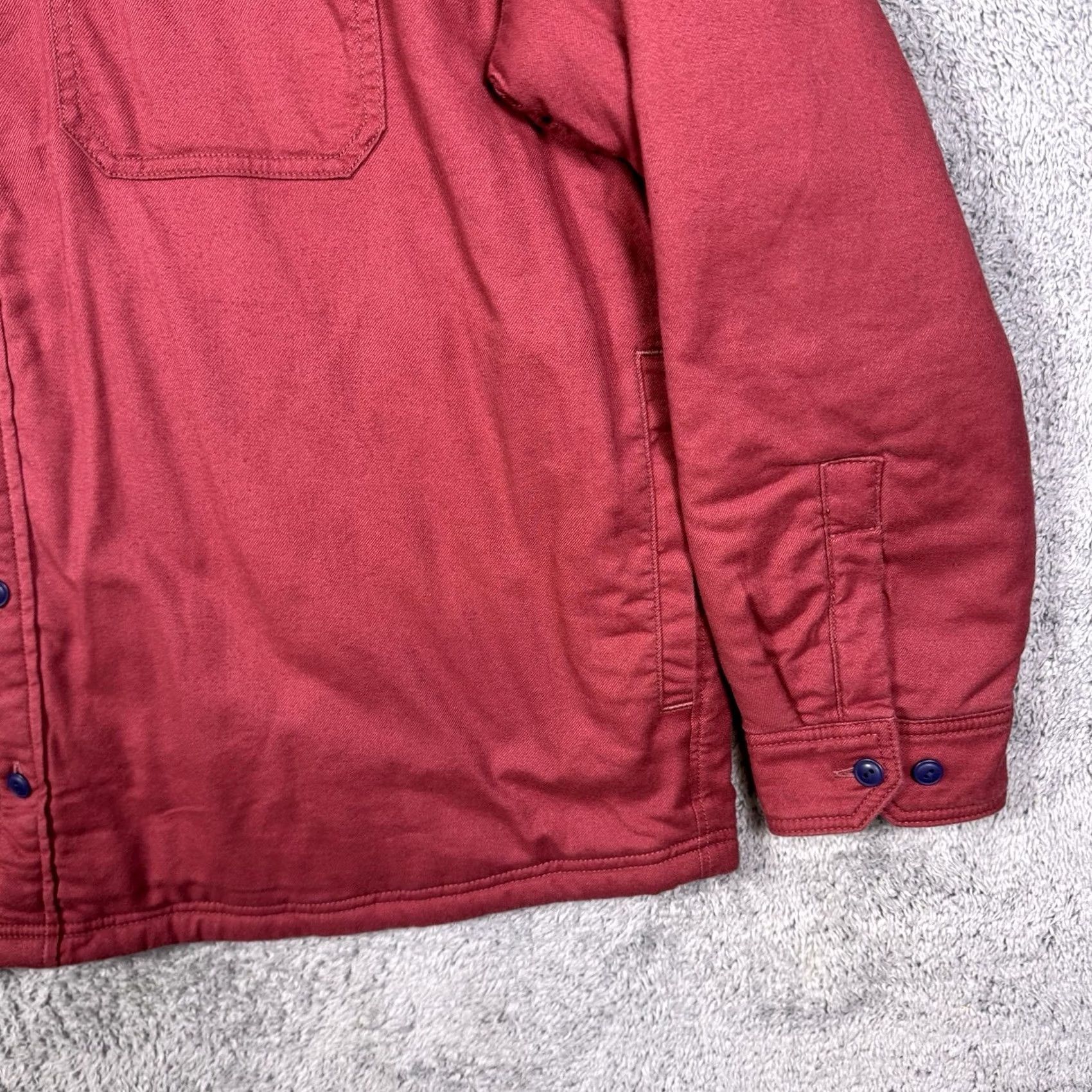 Vineyard Vines Vineyard Vines Jacket Mens 2XL Slopeside Overshirt Flannel Shacket - Red - Cotton - Mid-Length Size US XXL / EU 58 / 5 - 4 Thumbnail