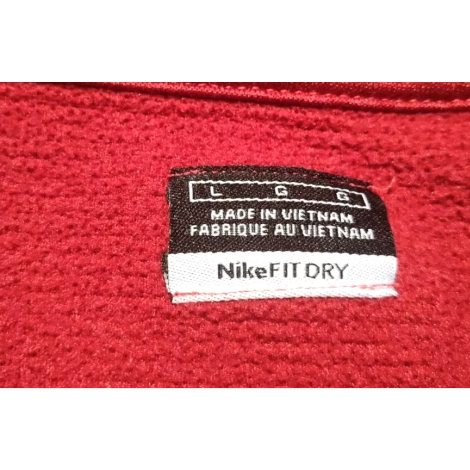 Nike Nike Golf Red Quarter Zip Long Sleeve Pullover Jacket Men’s FITDRY Size L Size US L / EU 52-54 / 3 - 7 Thumbnail