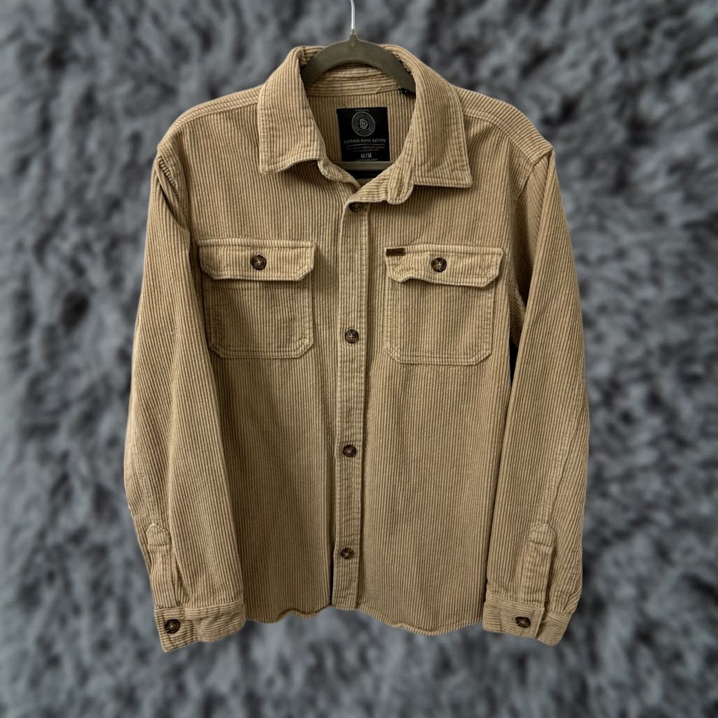Buffalo David Bitton Buffalo David Bitton Corduroy Shirt Jacket Mens M Tan Shacket Pockets L/S Vintage: No Size US M / EU 48-50 / 2 - 1 Thumbnail
