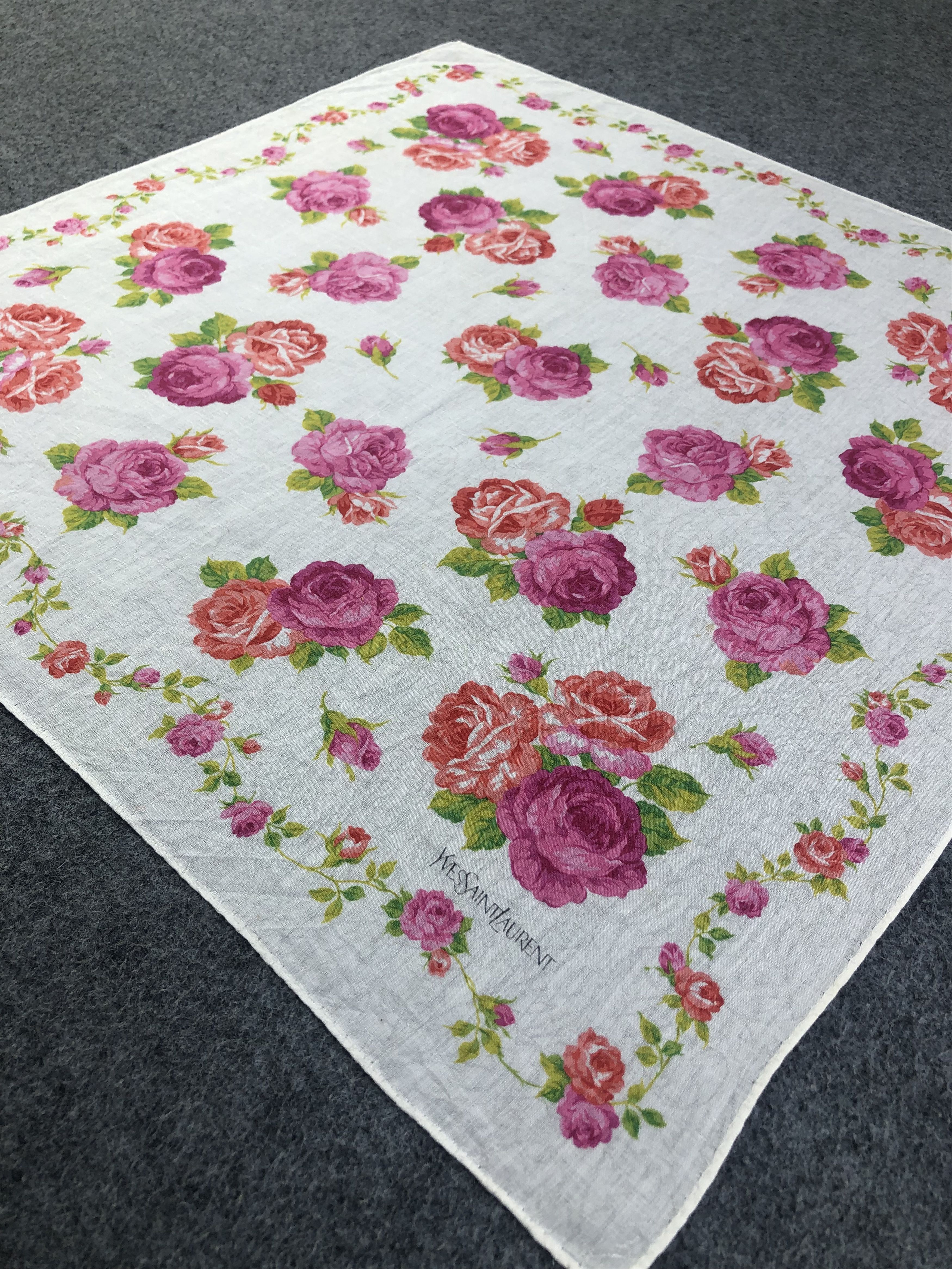 Yves Saint Laurent Yves Saint Laurent Handkerchief / Bandana / Neckerchief Size ONE SIZE - 4 Thumbnail