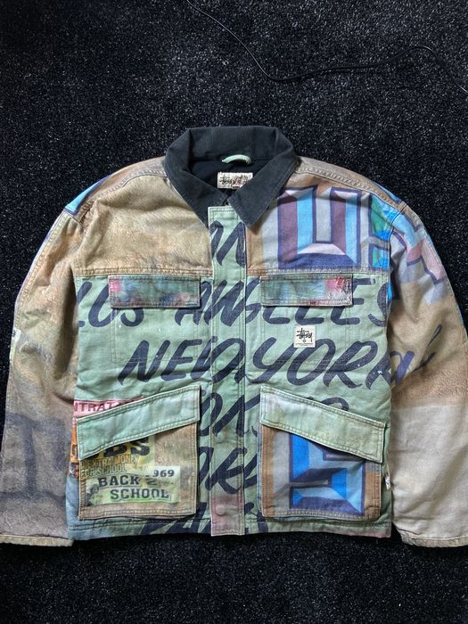 Stussy Stussy Alfonso Canvas Shop Jacket | Grailed