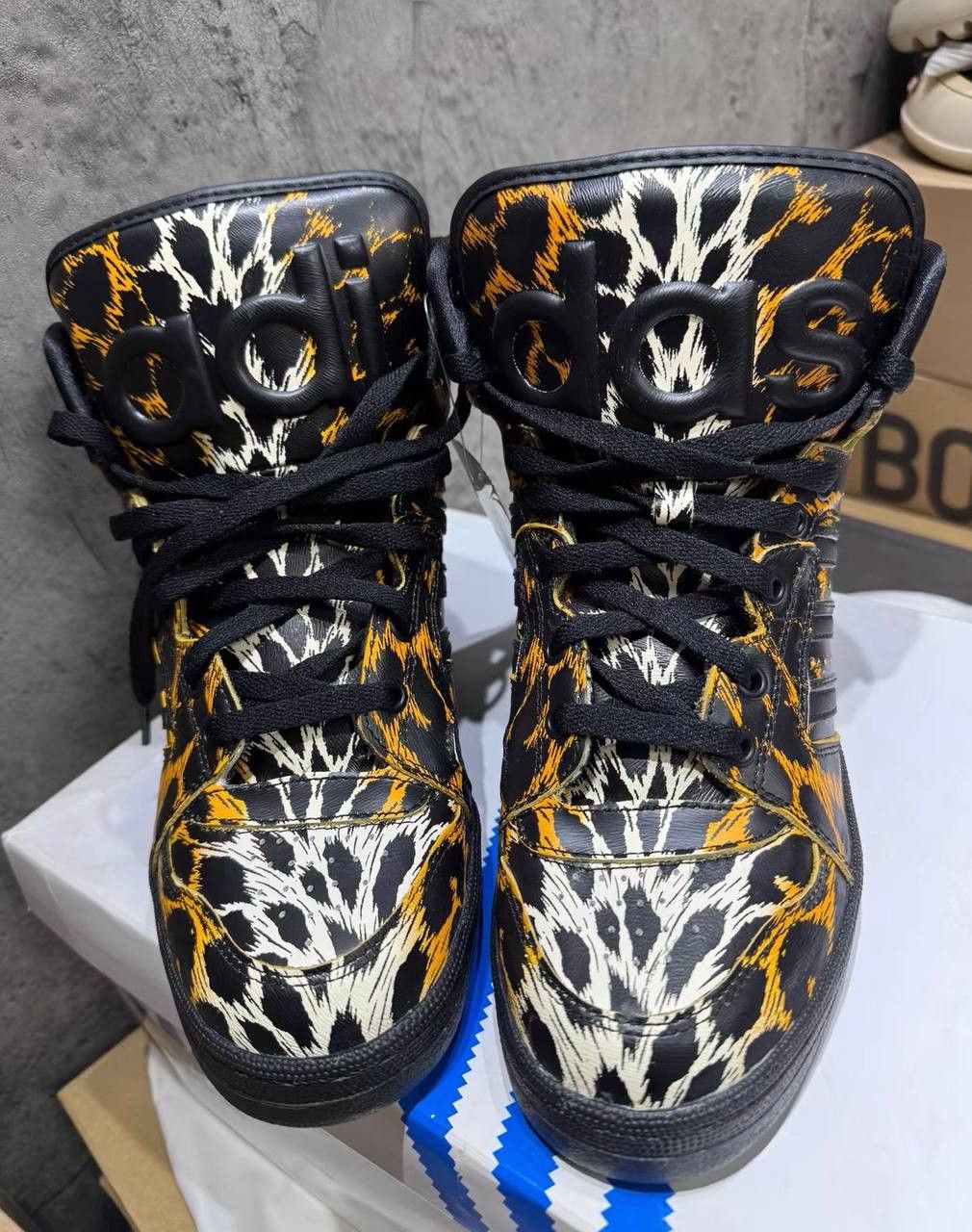 Jeremy Scott adidas Jeremy Scott Instinct leopard print sneakers Size US 7.5 / EU 40-41 - 2 Thumbnail