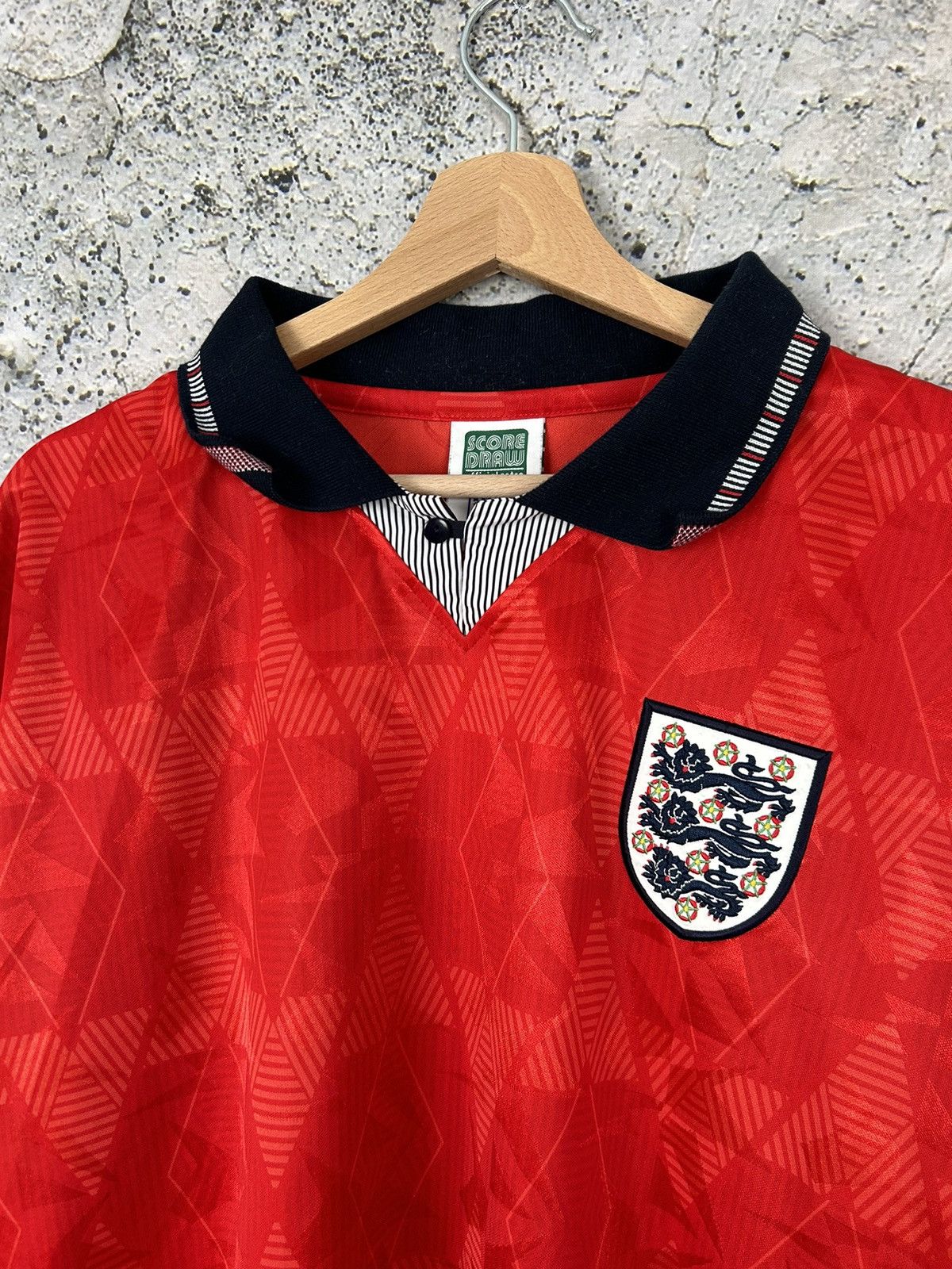 Vintage Vintage England Soccer Draw Jersey Football Retro 90s Size US XL / EU 56 / 4 - 3 Thumbnail