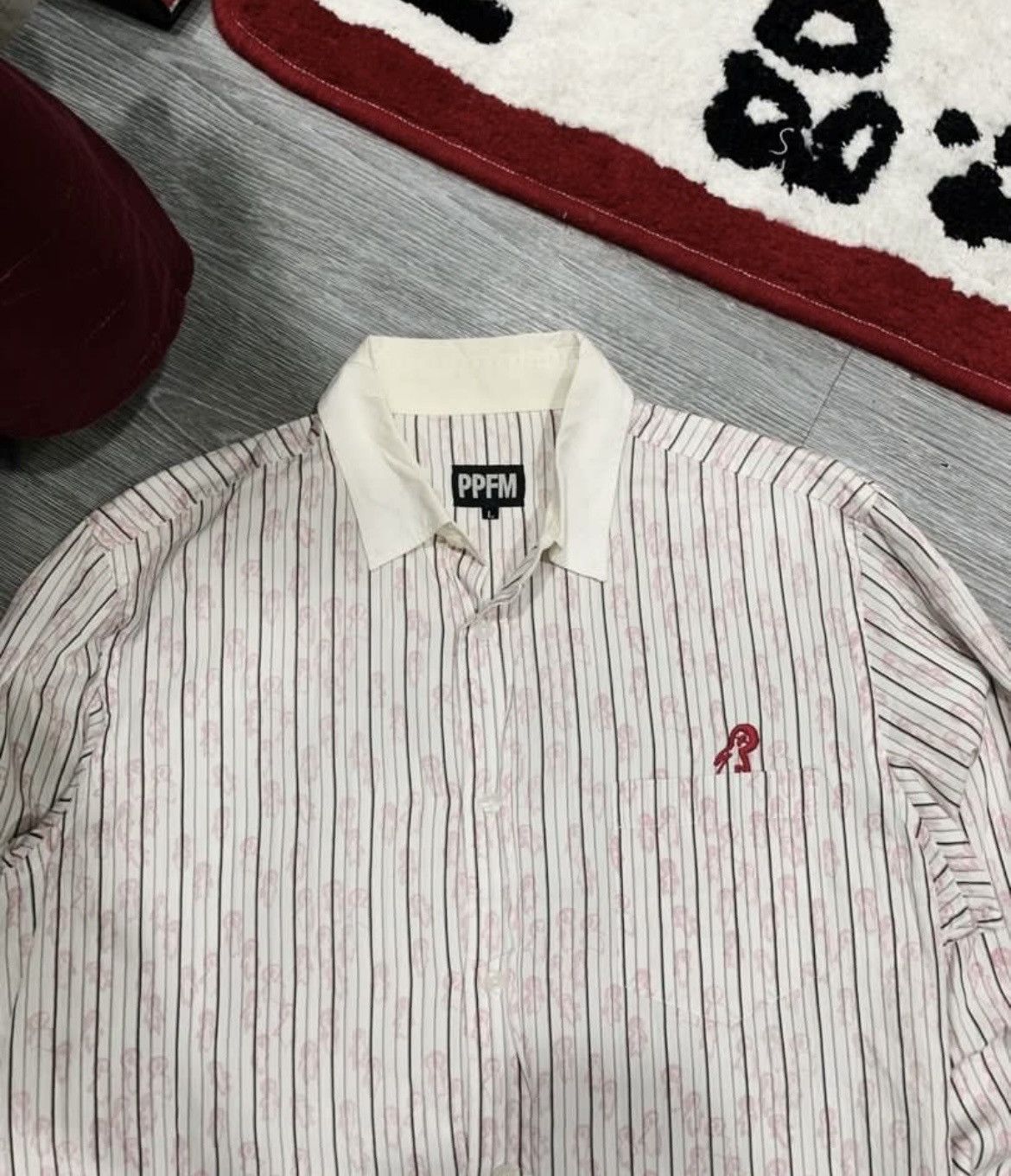 If Six Was Nine × Le Grande Bleu (L.G.B.) × PPFM PPFM Soft Pink Long Shirt Size US L / EU 52-54 / 3 - 2 Thumbnail