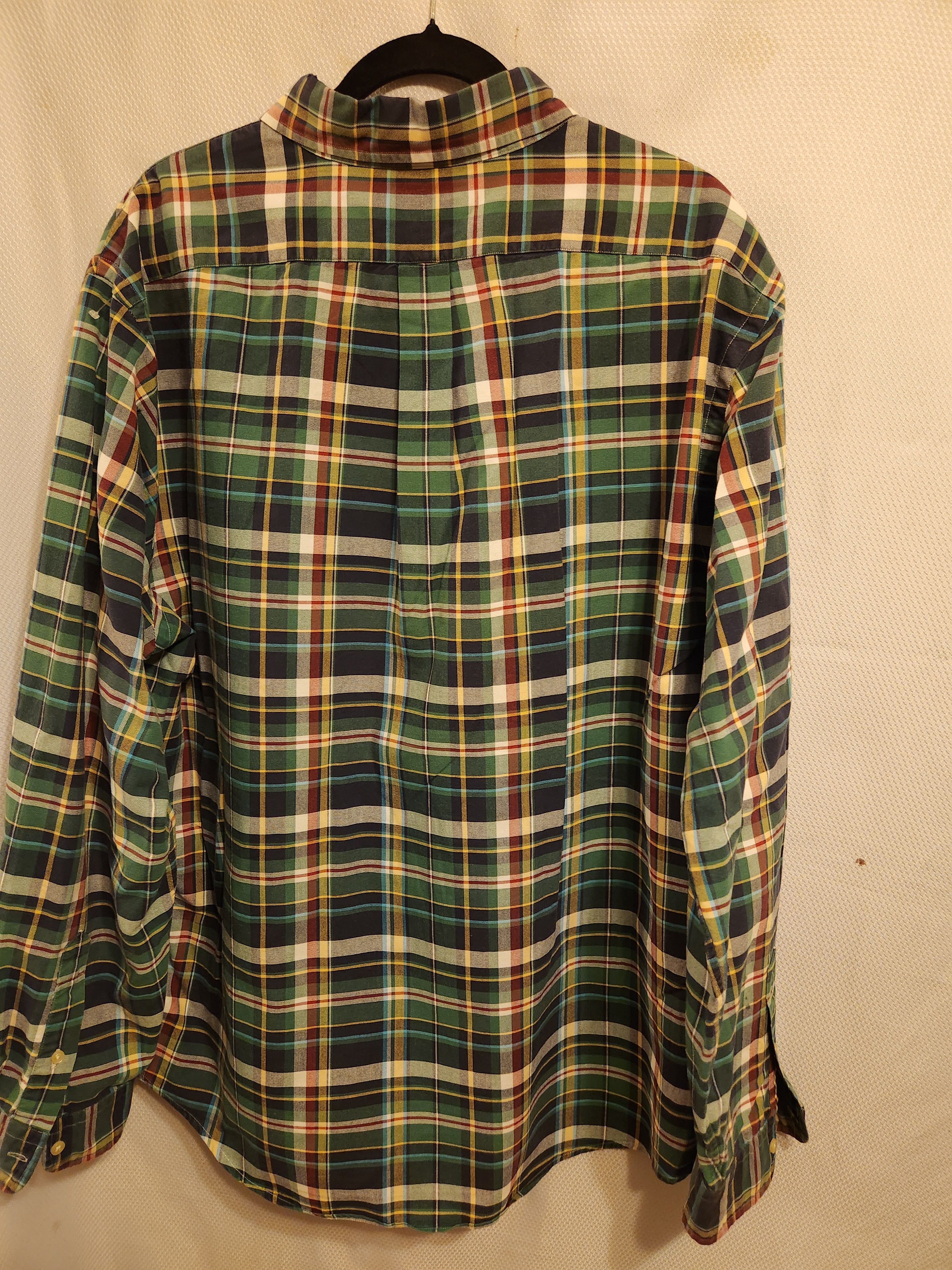 Ralph Lauren Vintage Ralph Lauren Long Sleeve Green Plaid Shirt Size US XXL / EU 58 / 5 - 2 Thumbnail