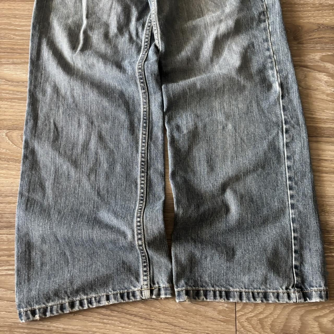 Vintage Crazy Vintage Y2K/2000s Grunge Dark Wash Denim Jeans! 38x32 Size US 38 / EU 54 - 7 Thumbnail