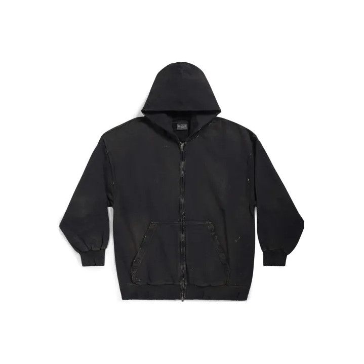Balenciaga Balenciaga Hooded Long Sleeve Jacket for Men Size US S / EU 44-46 / 1 - 1 Thumbnail