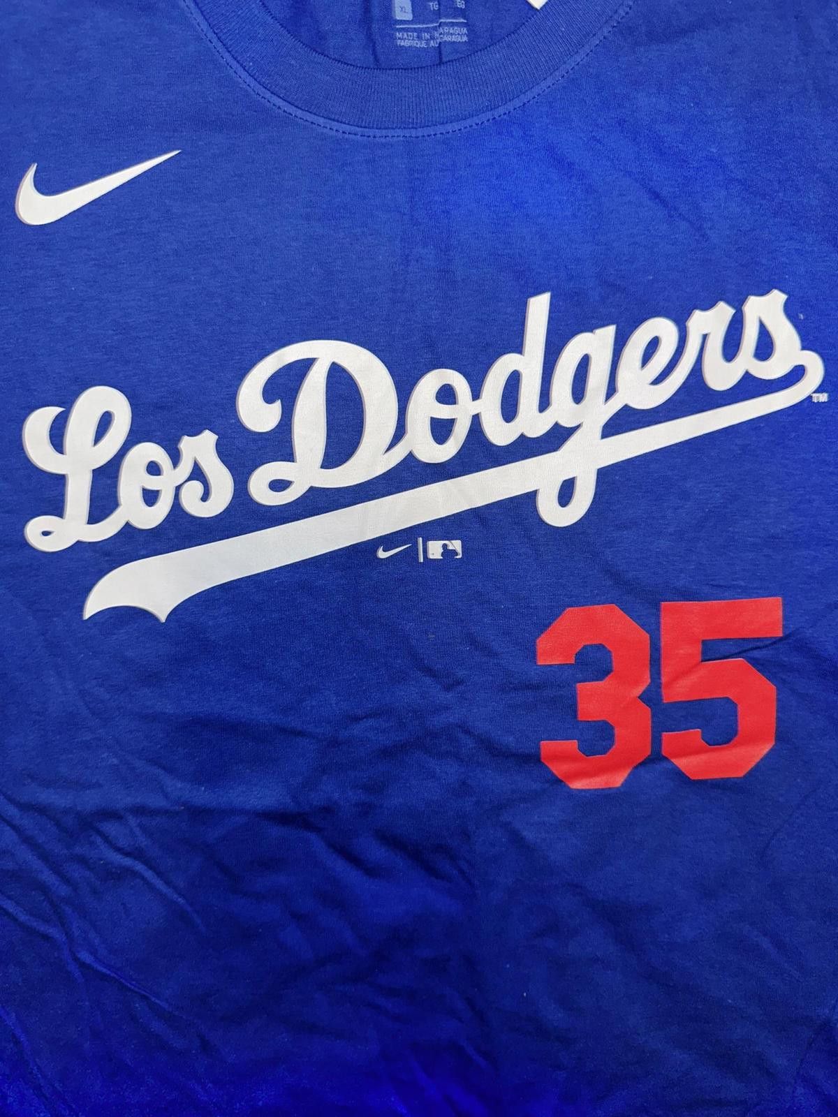 Nike MLB Los Angeles Dodgers City Connect (Cody Bellinger) Men's T-Shirt Size US XL / EU 56 / 4 - 2 Thumbnail