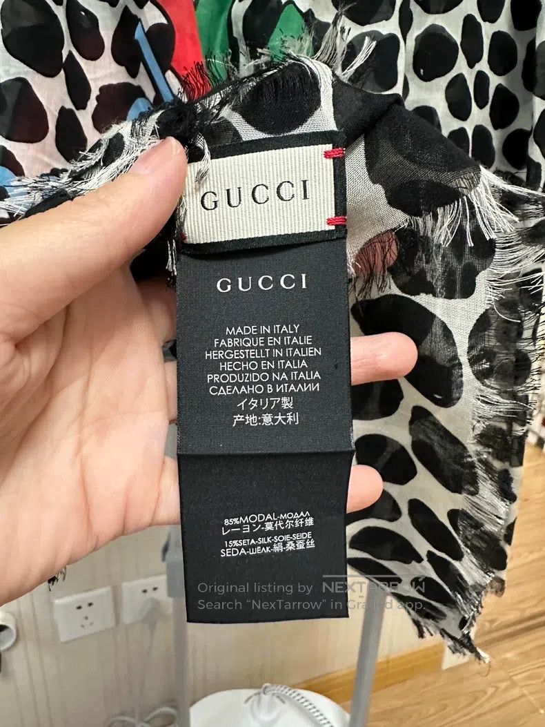 Gucci Gucci Silk scarf and shawl Size ONE SIZE - 2 Thumbnail