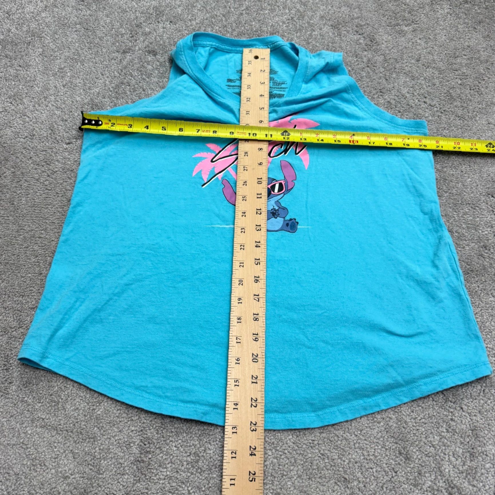 Disney VINTAGE Disney Stitch Graphic Tank Top Womens Large Sleeveless Cotton Casual Summer Size L / US 10 / IT 46 - 5 Thumbnail