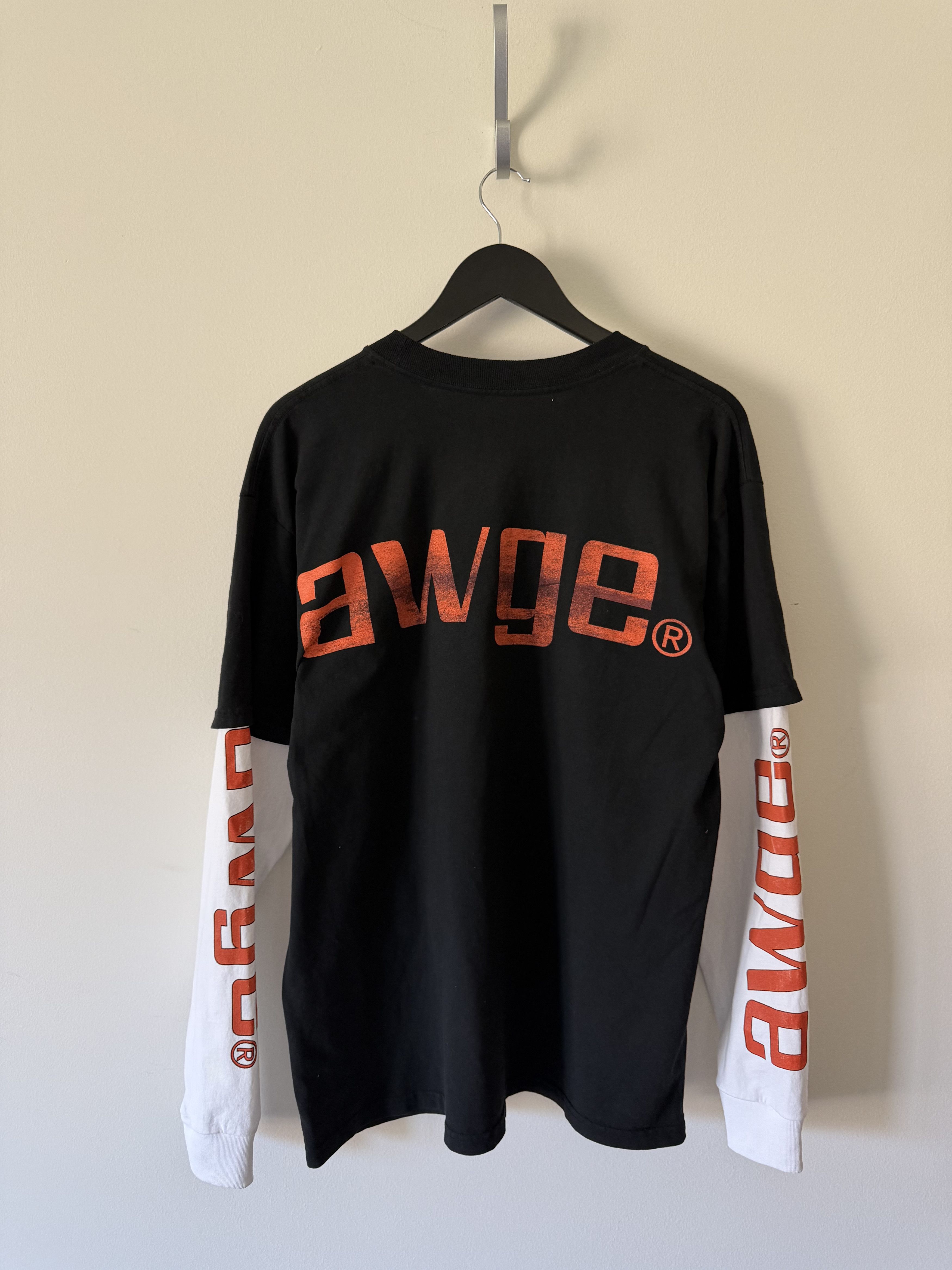AWGE AWGE Album Never Dropping Twofer Long Sleeve in Black Size US XL / EU 56 / 4 - 5 Thumbnail