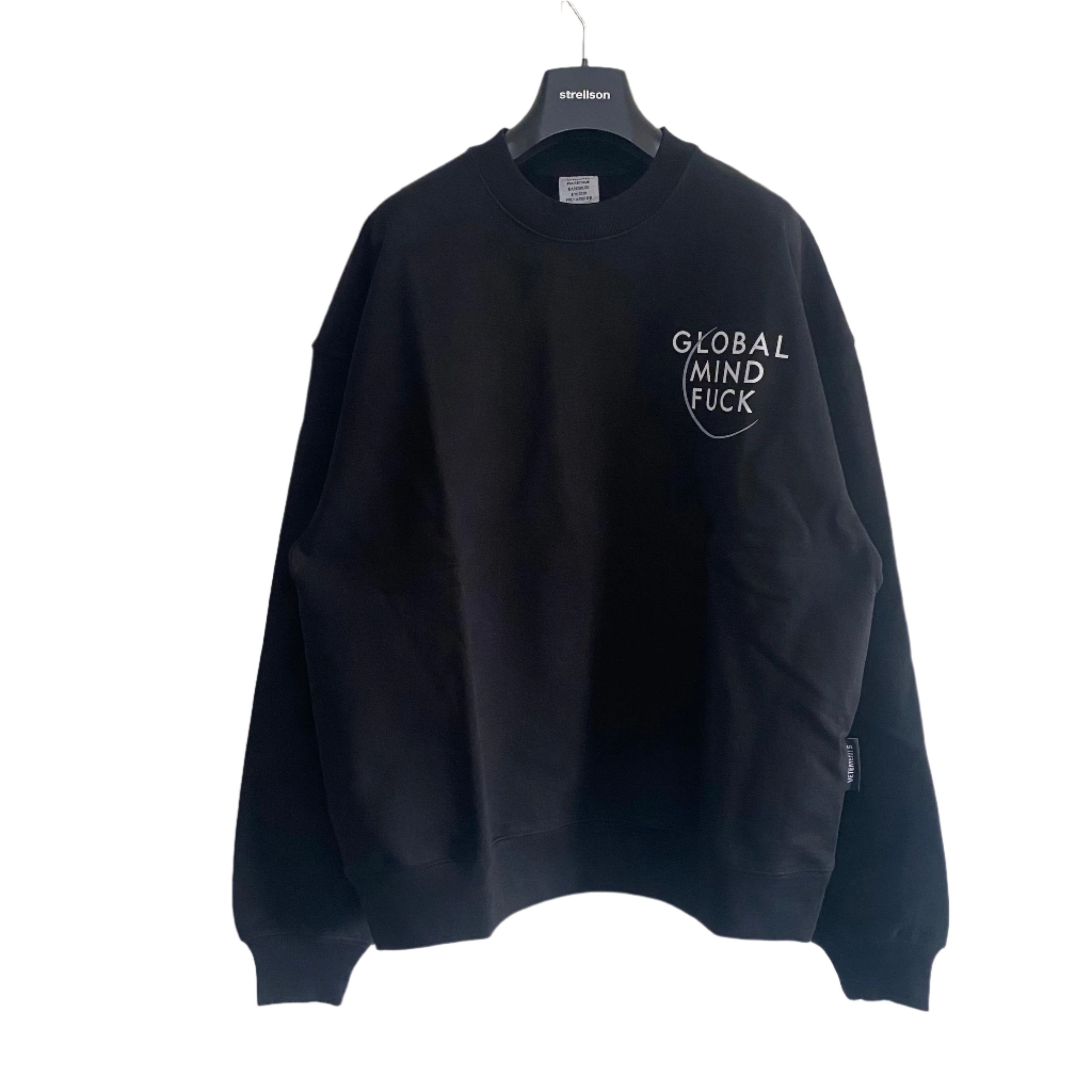 Givenchy Black Oversized Global Mind Fuck Sweatshirt Size US M / EU 48-50 / 2 - 1 Thumbnail