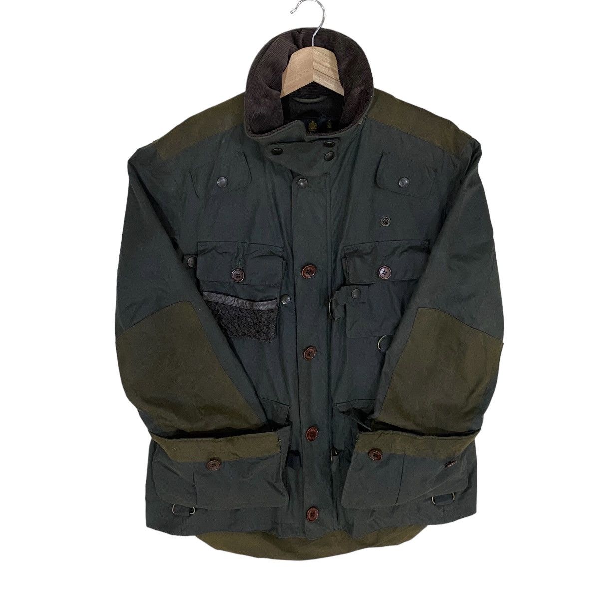 🔥BARBOUR TOKITO “SPEY FISHING' TACTICAL POCKET WAXED JACKET
