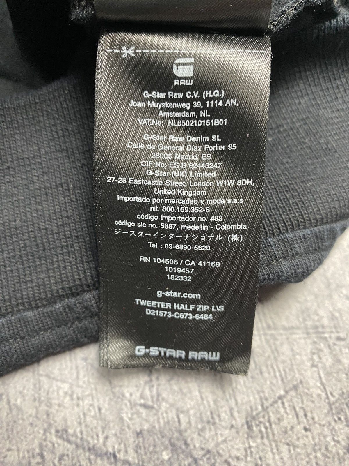 G-Star G Star Raw Designer Zip Up Sweater Sweatshirt Size US L / EU 52-54 / 3 - 13 Thumbnail