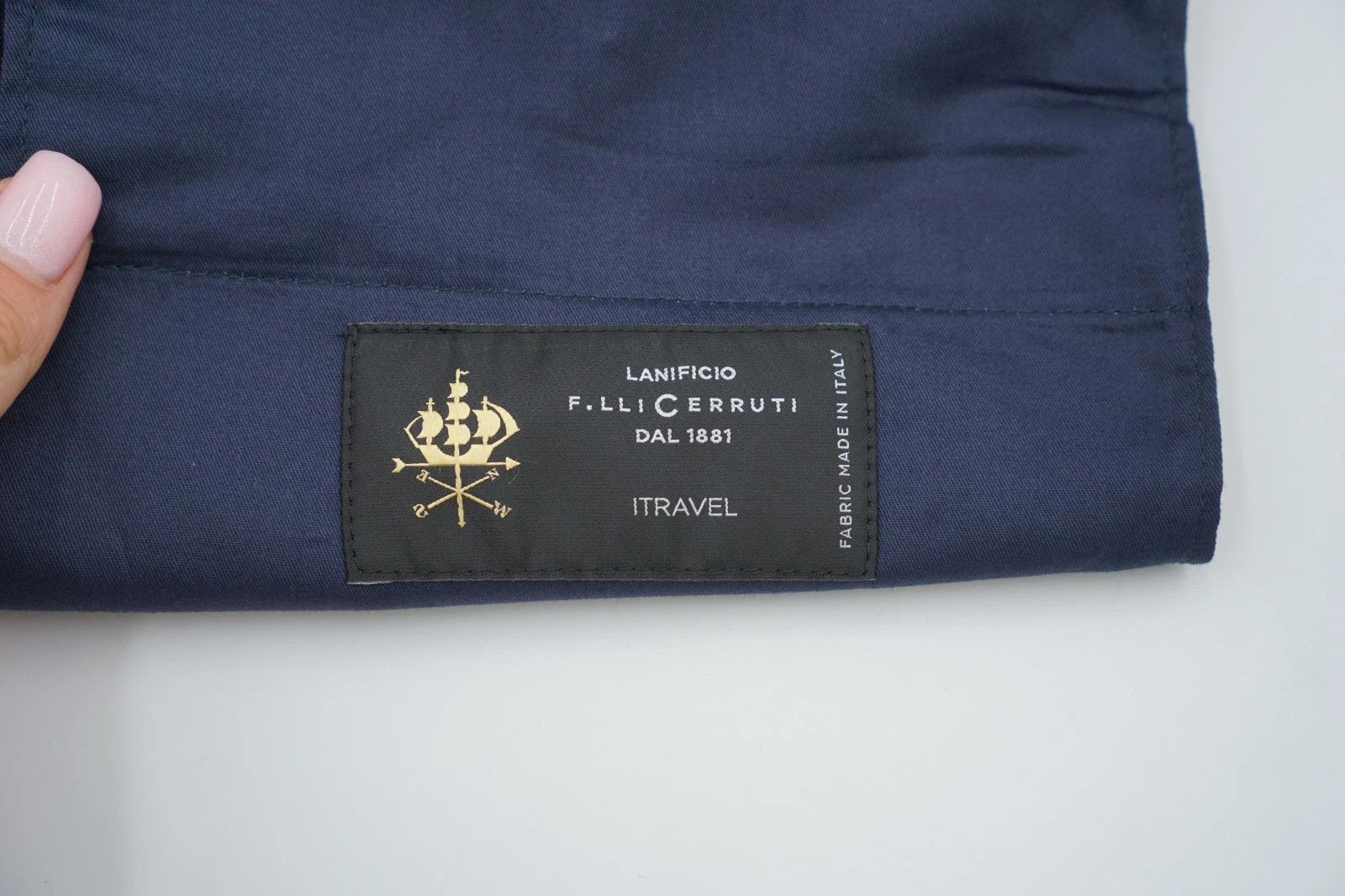 Suitsupply Men Suitsupply Pants Navy Blue Wool Traveller Soho UK/US38 Size 38R - 6 Thumbnail