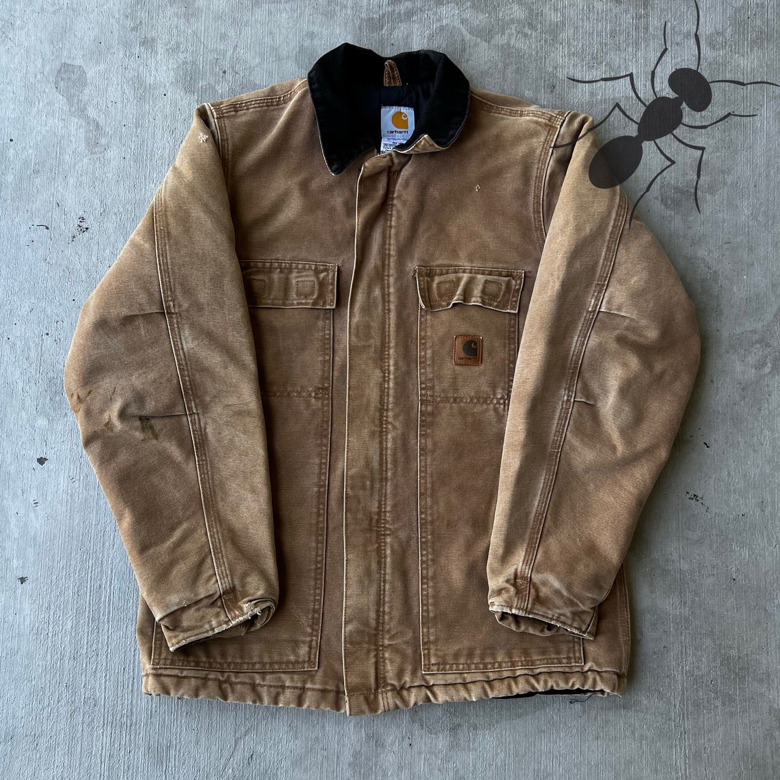 Carhartt × Vintage Carhartt YOUTH YYC26 BRN brown arctic work wear jacket Size US XS / EU 42 / 0 - 1 Thumbnail