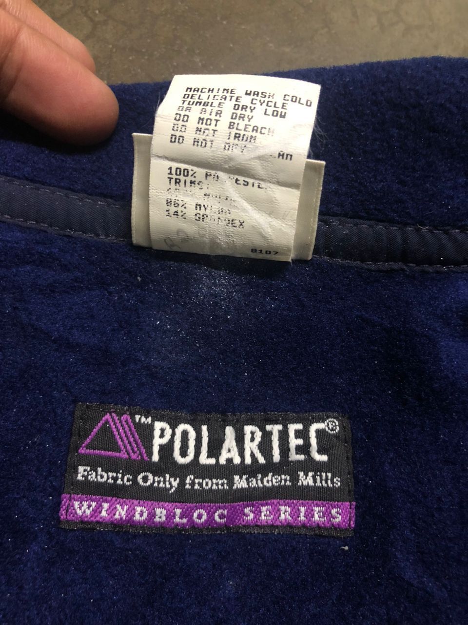 L.L. Bean × Polartec × Vintage Vintage LLBean Polartec WindblocSeries Zipper Jacket Fleece Size US L / EU 52-54 / 3 - 12 Thumbnail