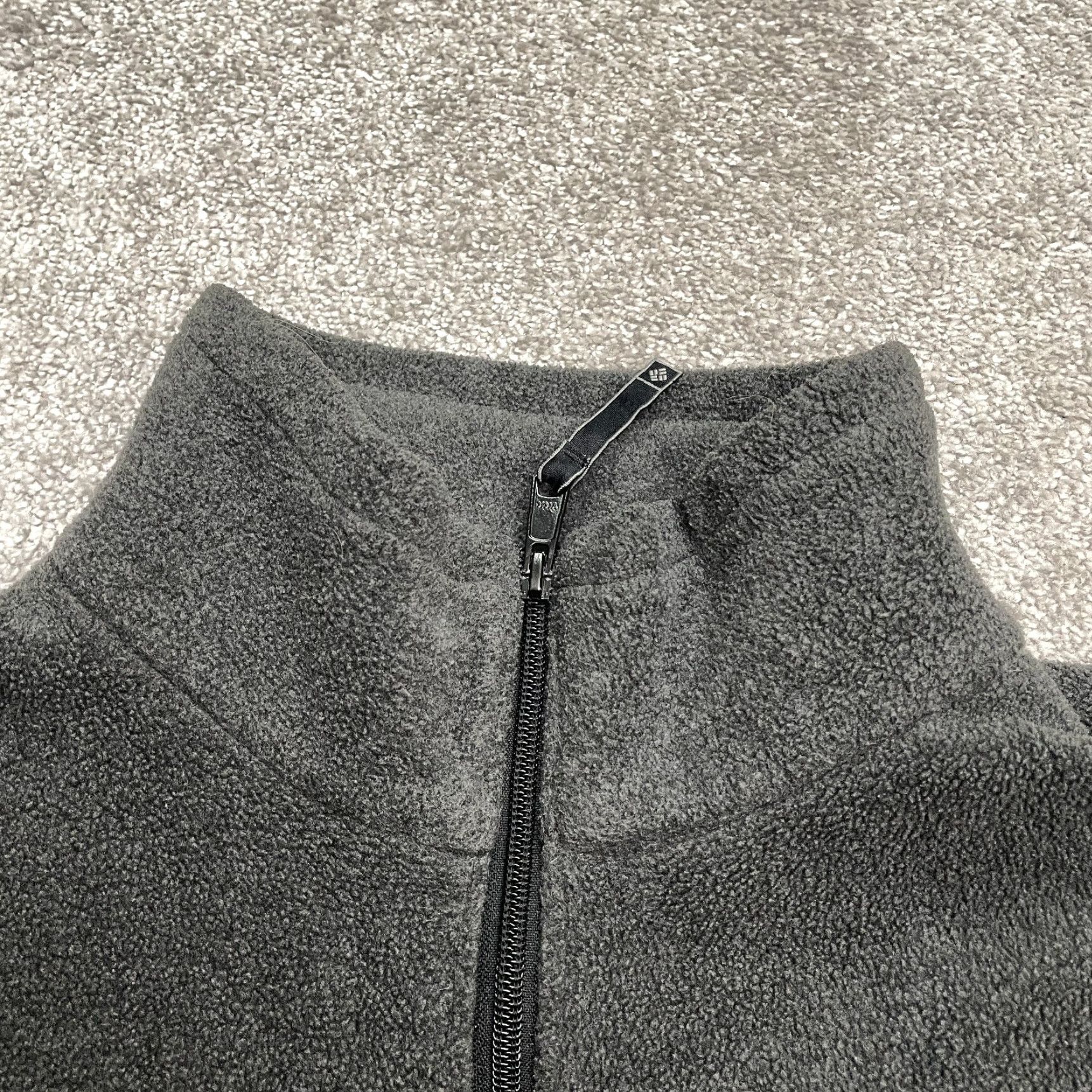 Vintage Columbia Steens Mountain Fleece Vest Mens XL Dark Gray Full Zip Outdoor Hiking Jacket/ Vest Size US XL / EU 56 / 4 - 3 Thumbnail