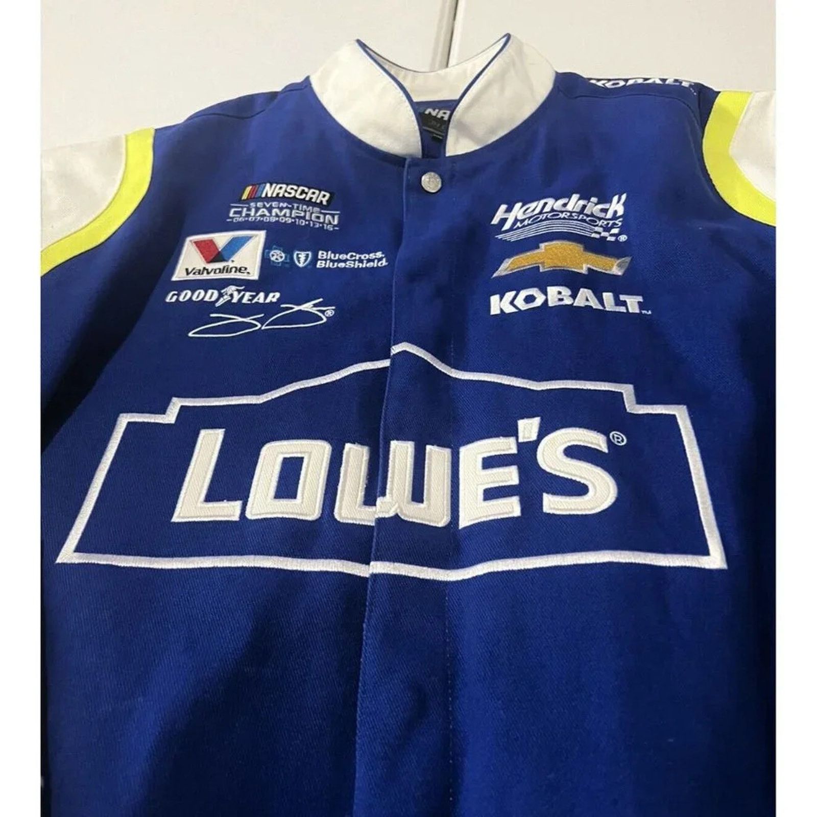 JH Design Nascar Jimmie Johnson Lowe's JH Design Racing Jacket 2XL New Size US XXL / EU 58 / 5 - 4 Thumbnail
