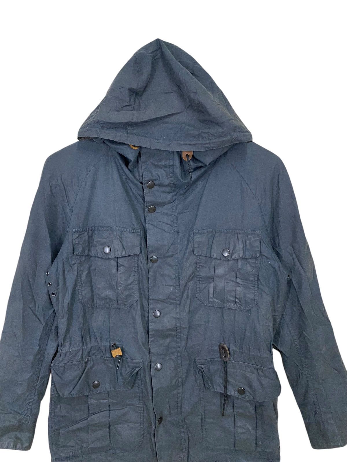 Barbour × Designer × Margaret Howell Barbour for mangaret howell parka black wax jacket Size US M / EU 48-50 / 2 - 4 Thumbnail