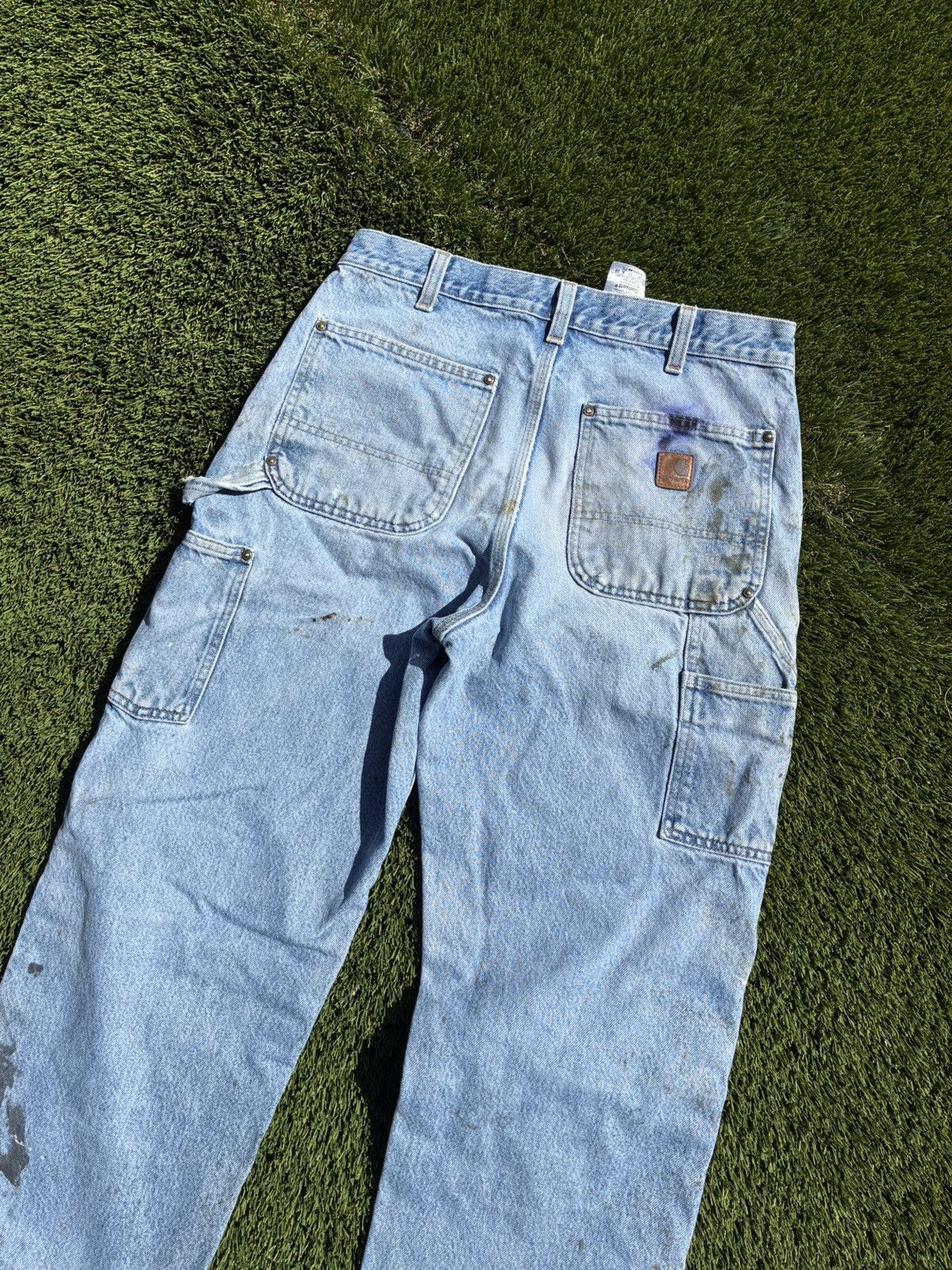 Carhartt Thrashed Vintage Carhartt double knee carpenter pant Size US 32 / EU 48 - 4 Thumbnail