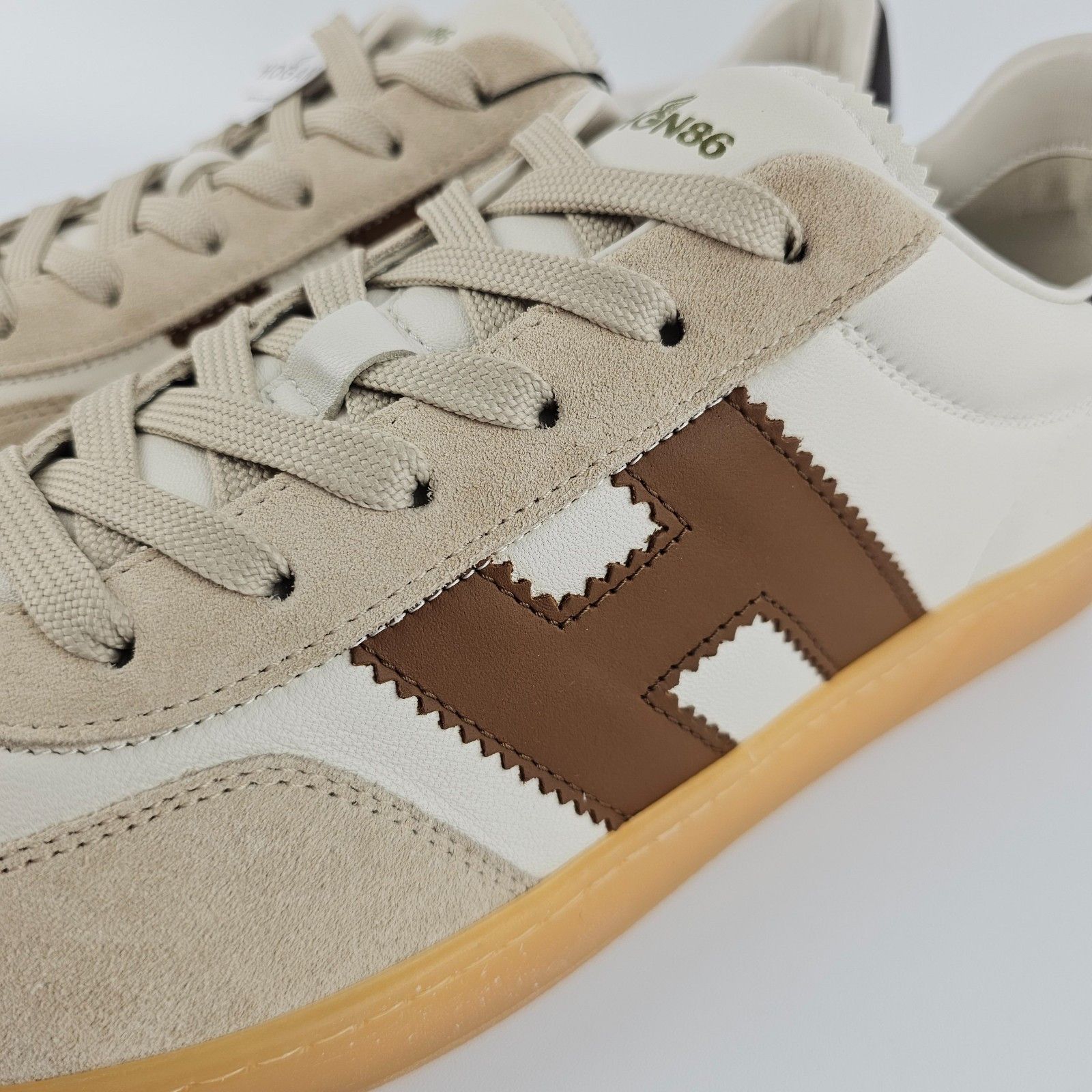 Hogan HOGAN Cool White/Brown Sneakers New & Authentic Size US 5.5 / EU 38 - 7 Thumbnail