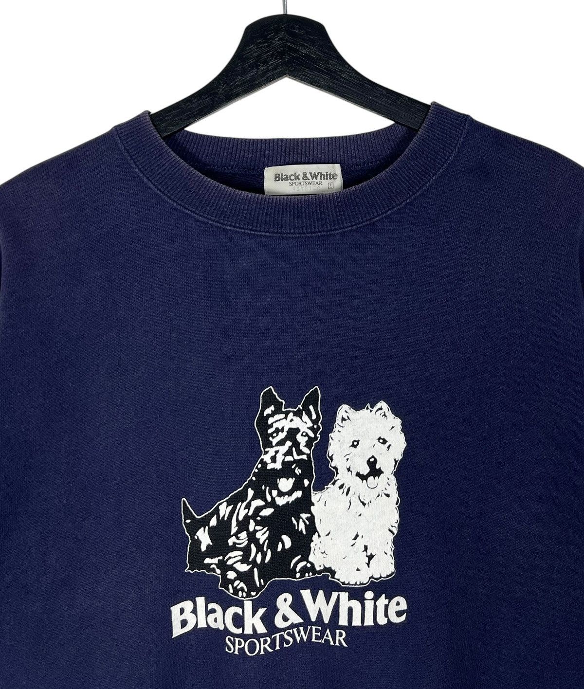 Japanese Brand × Vintage Vintage Black & White Sportwear Sweatshirt Size US M / EU 48-50 / 2 - 4 Thumbnail