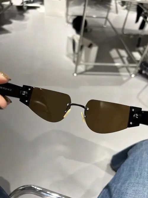 Designer × Vintage Retro Irregular sunglasses Size ONE SIZE - 2 Thumbnail