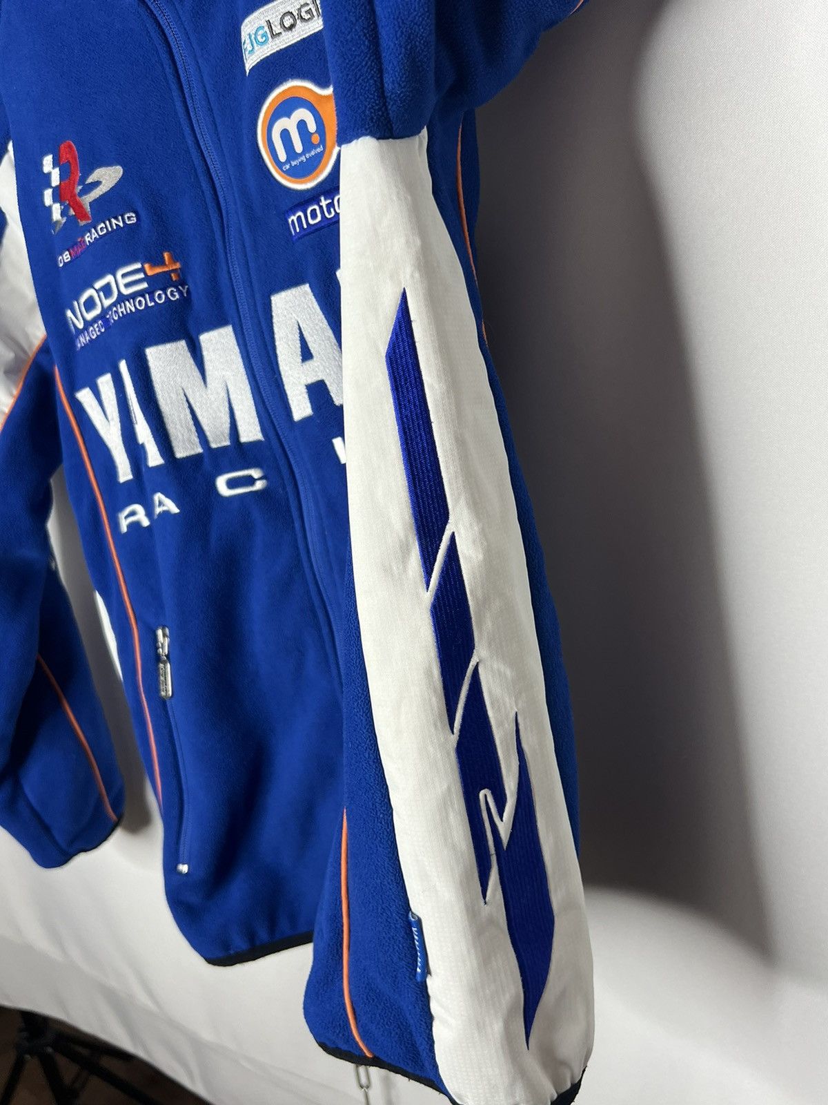 Yamaha Vintage Yamaha Big Logo Full Sponsors Fleece Full Zip Jacket Size US XS / EU 42 / 0 - 9 Thumbnail