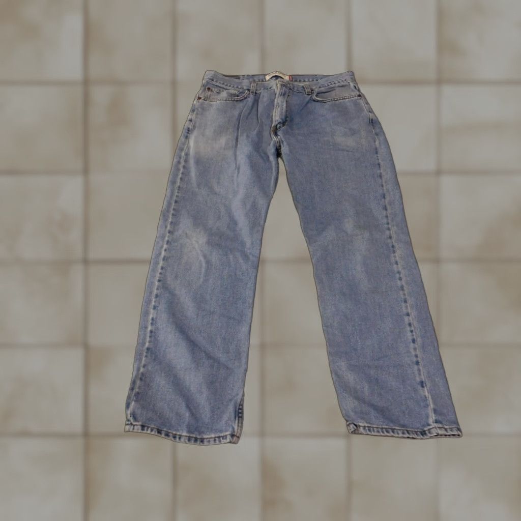 Levi's Levi's 505 Jeans Mens 38x30 Blue Regular Fit Denim Straight Leg Pants Size US 38 / EU 54 - 1 Thumbnail