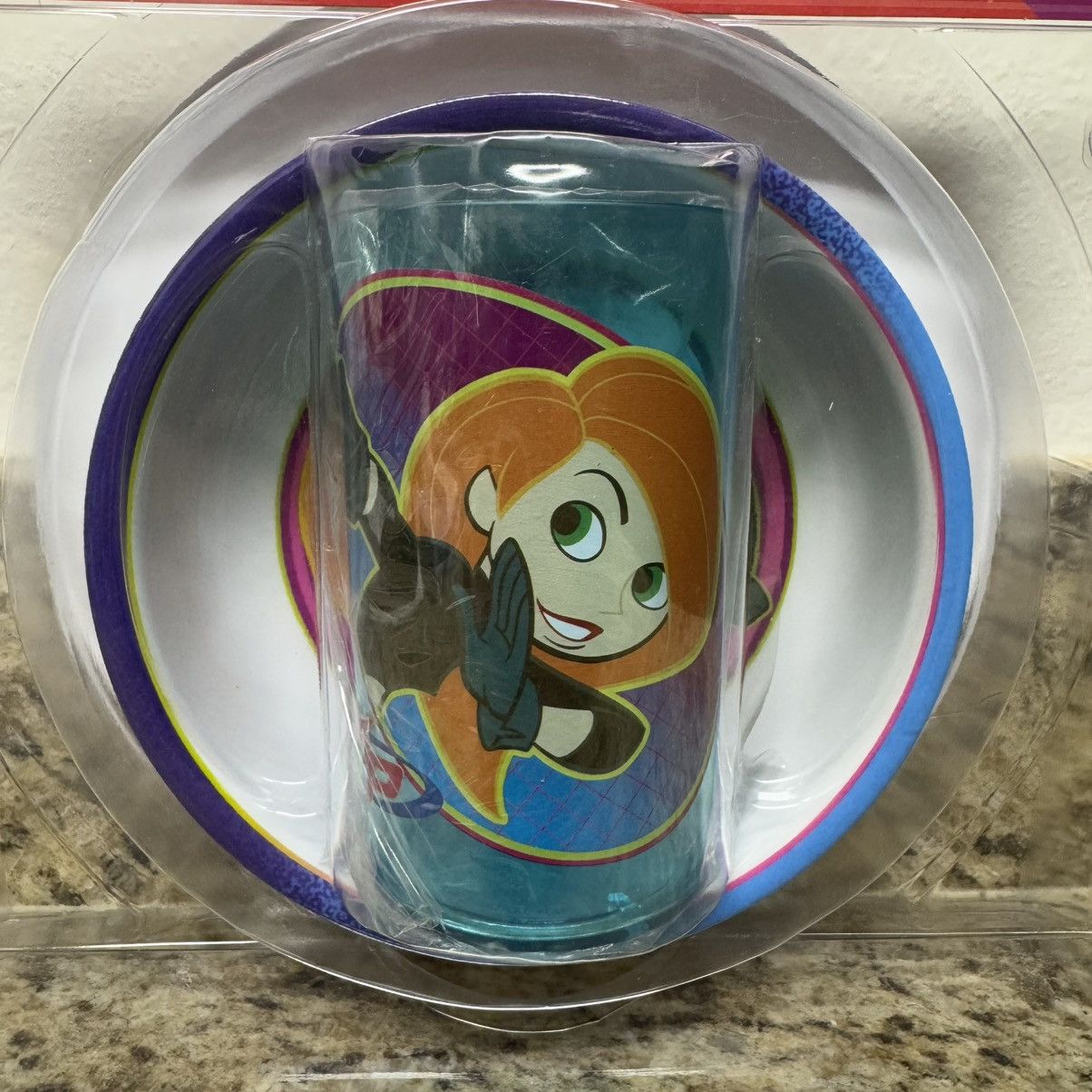 Disney × Vintage Disney Kim Possible 3-Piece Dinnerware Set Plate Bowl Cup Size ONE SIZE - 4 Thumbnail