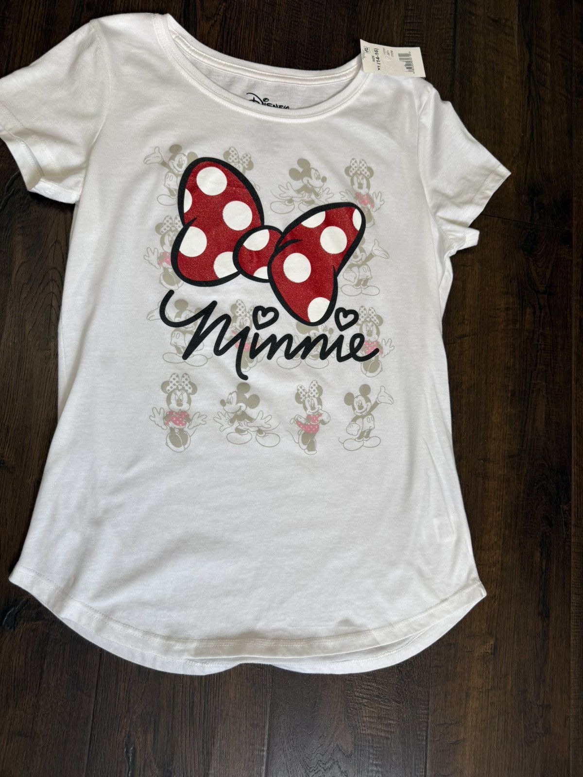 Disney Disney Minnie Mouse T-Shirt Girl Youth Sz XL (14-16) Size ONE SIZE - 1 Thumbnail