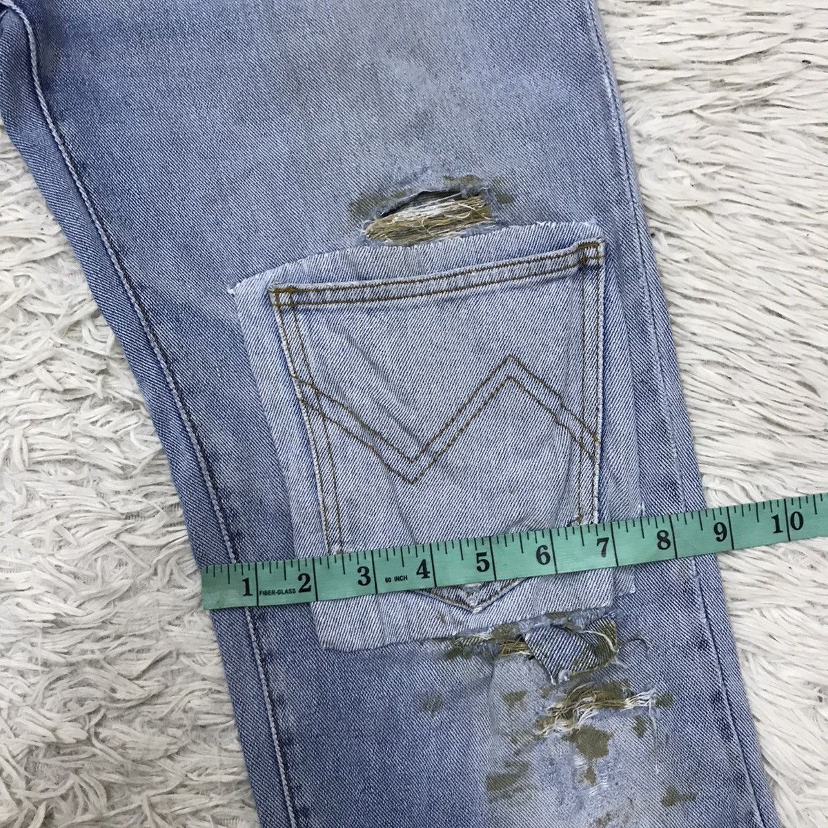 Japanese Brand × Vintage Vintage Sayotasu Co. ltd Blue Way Custom Distressed Jeans Size US 28 / EU 44 - 18 Thumbnail