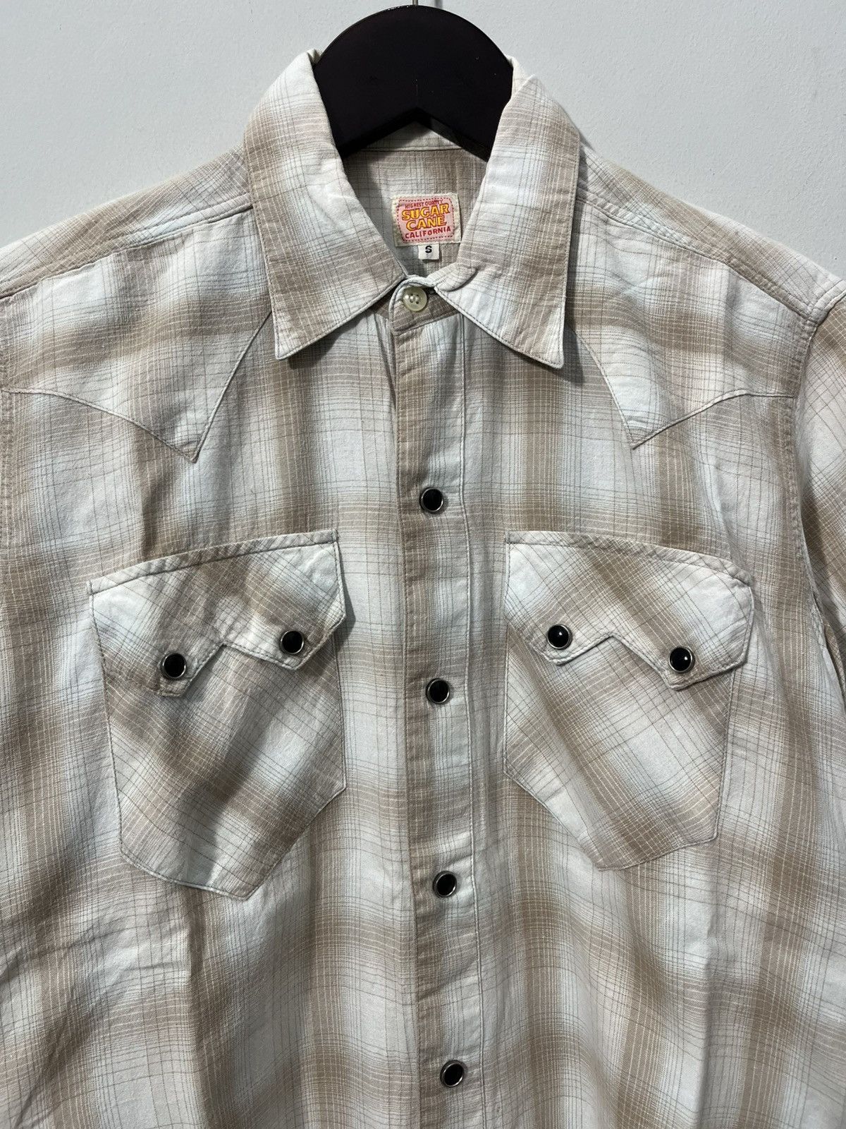 Japanese Brand Vtg Sugar cane Veterano Short Shirt Size US S / EU 44-46 / 1 - 2 Thumbnail