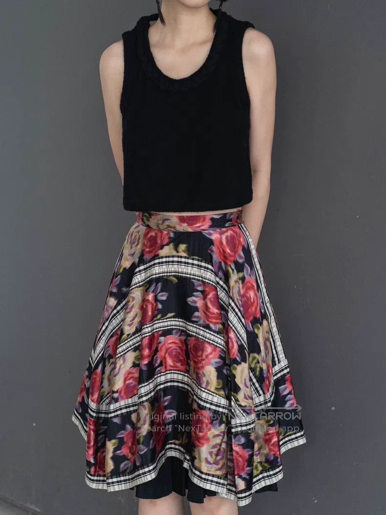 Comme des Garcons Comme Des Garcons size M Early Collection Psychedelic Rose Size 23" - 3 Thumbnail