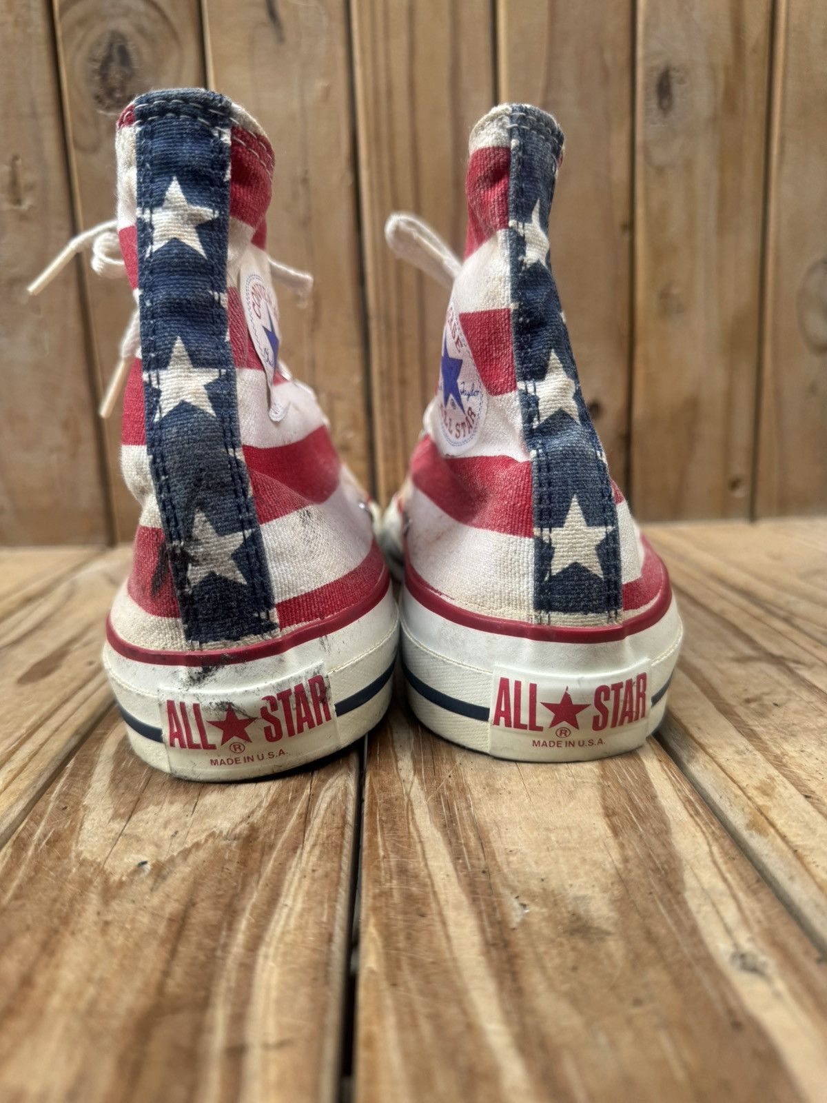 Converse Rare converse all star American flag Converse made in USA 10 Size US 10 / EU 43 - 10 Thumbnail
