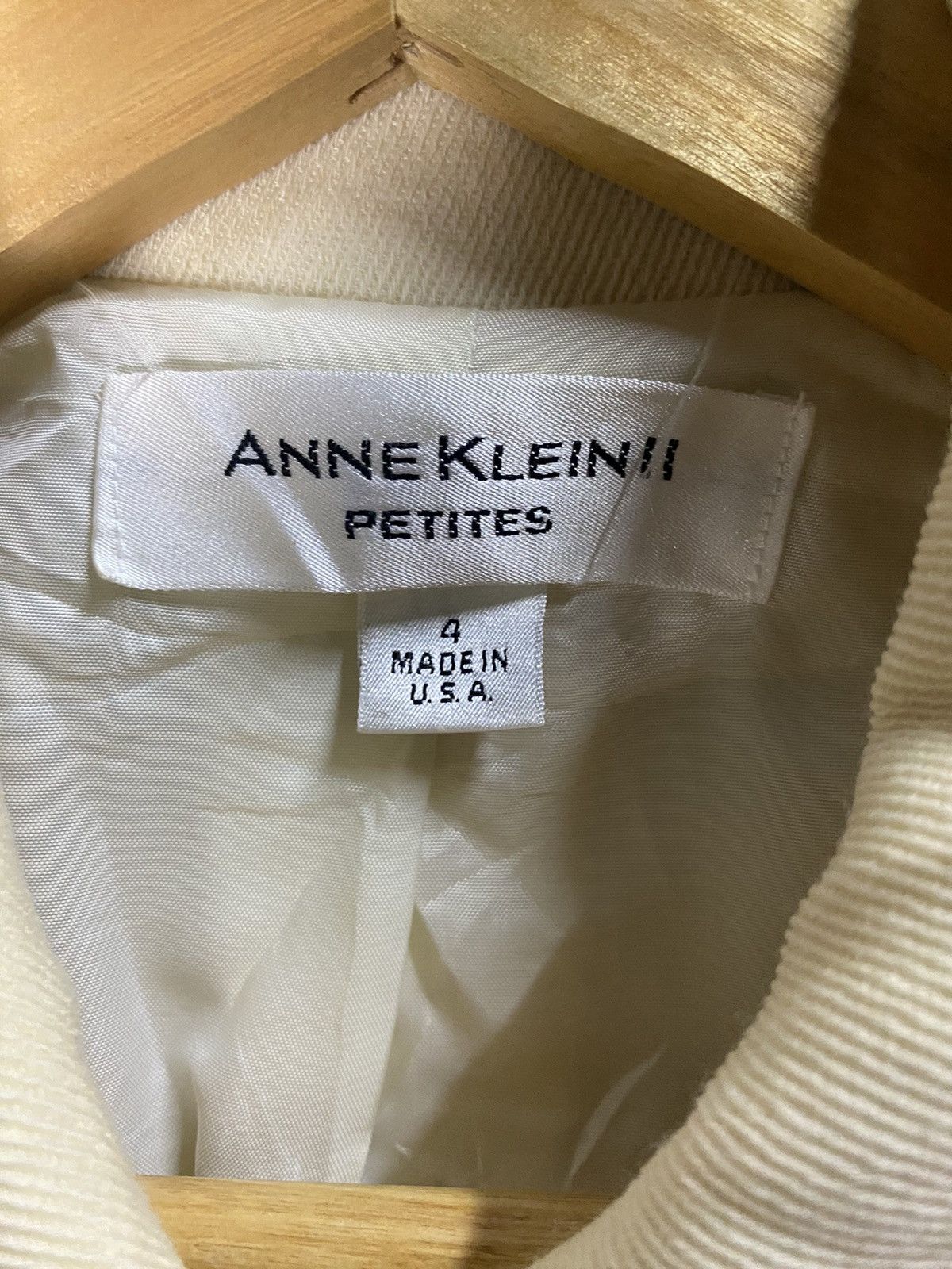 Anne Klein × Vintage Vintage Anne Klein II Petites Wool Down Jacket Size S / US 4 / IT 40 - 6 Thumbnail